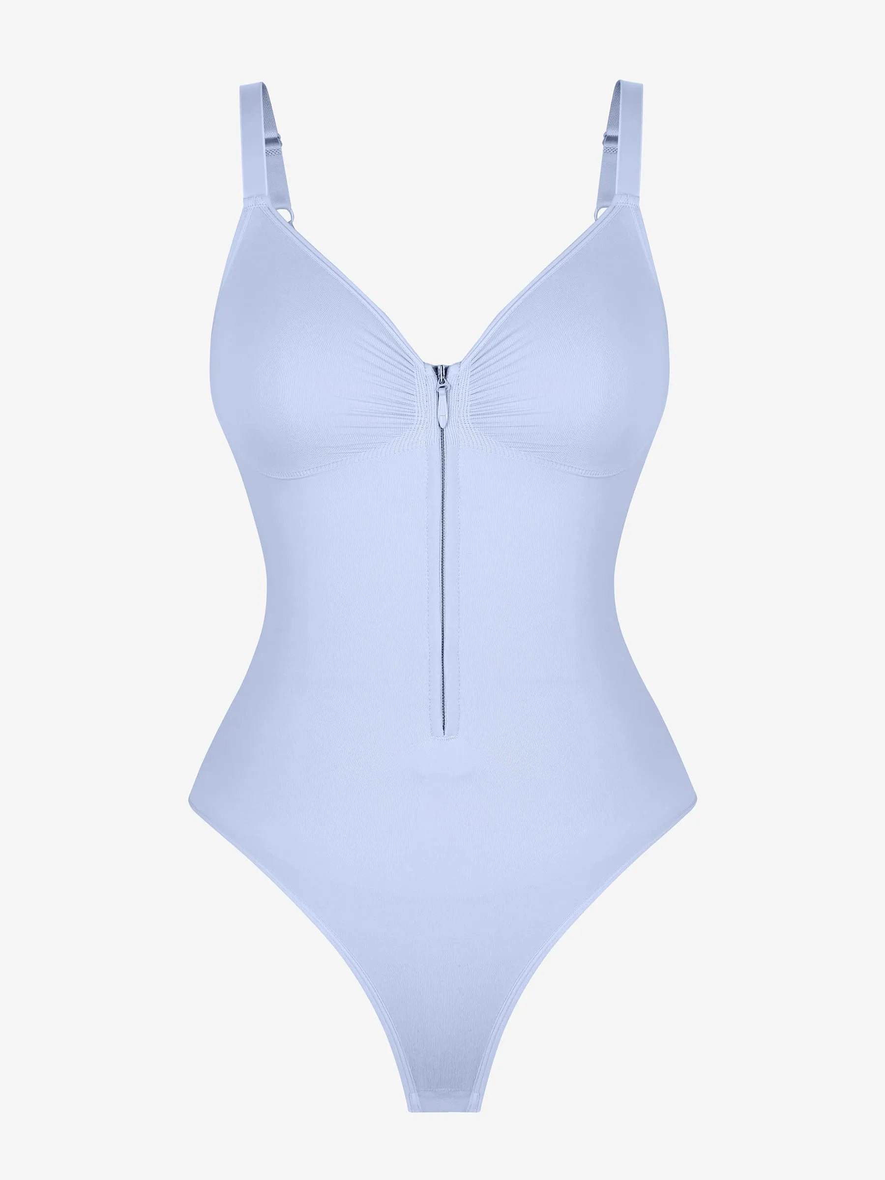 Feelingirl Tummy Control Seamless Zipper Shaping Bodysuit