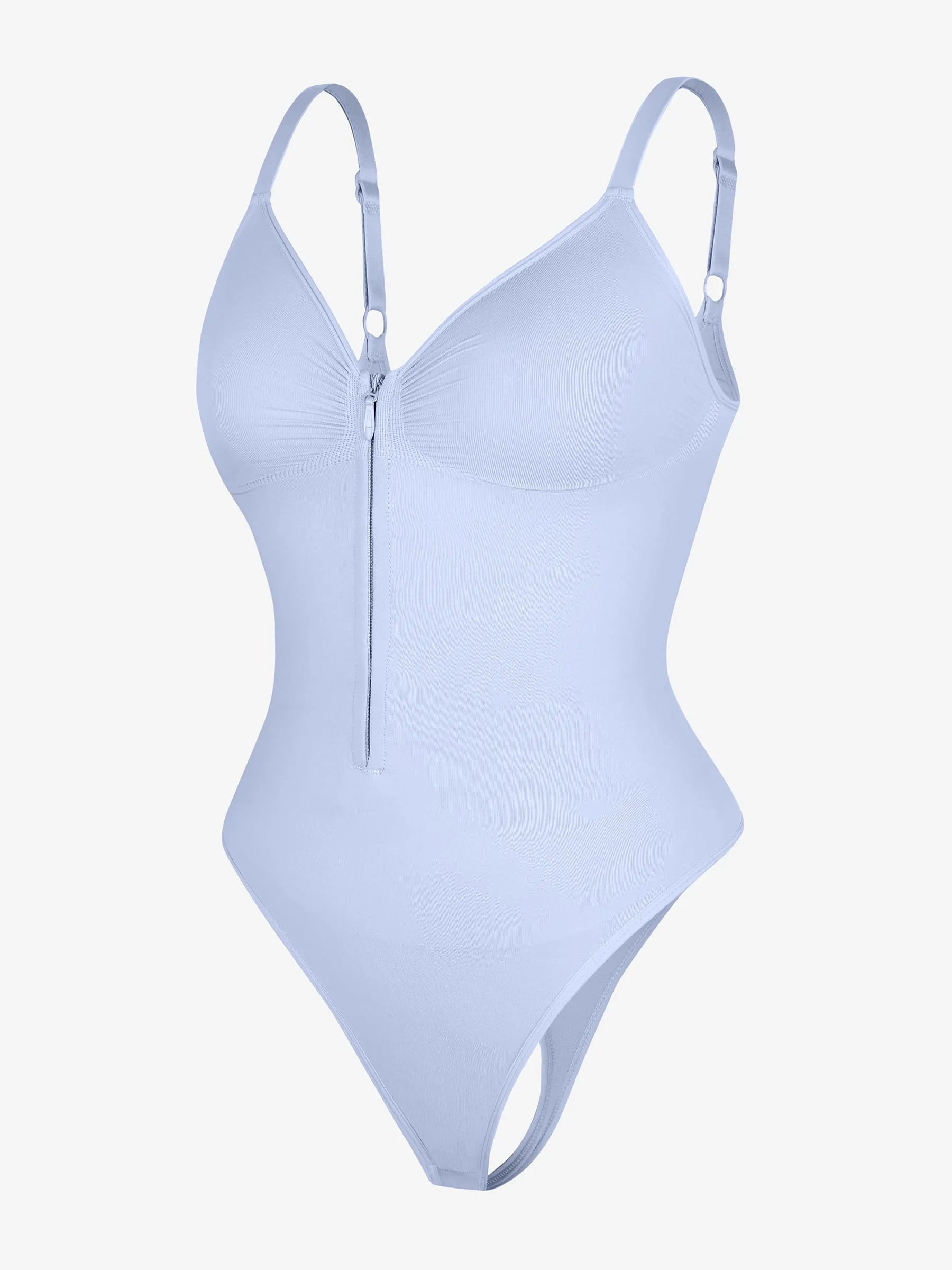 Feelingirl Tummy Control Seamless Zipper Shaping Bodysuit