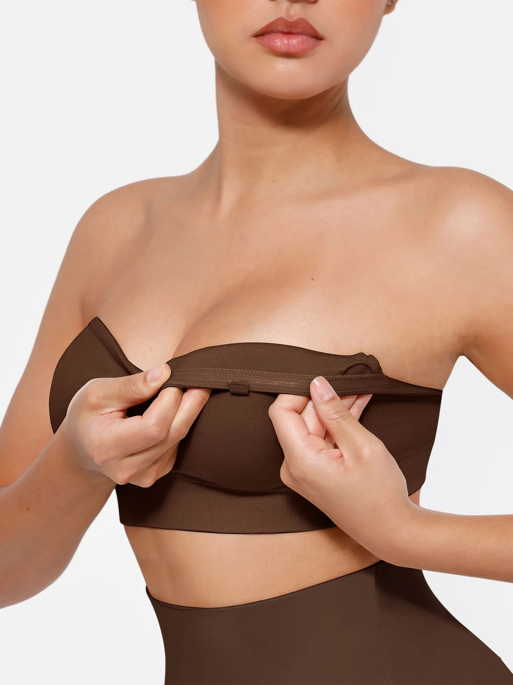 Feelingirl nahtloser Anti-Rutsch-Bandeau-BH