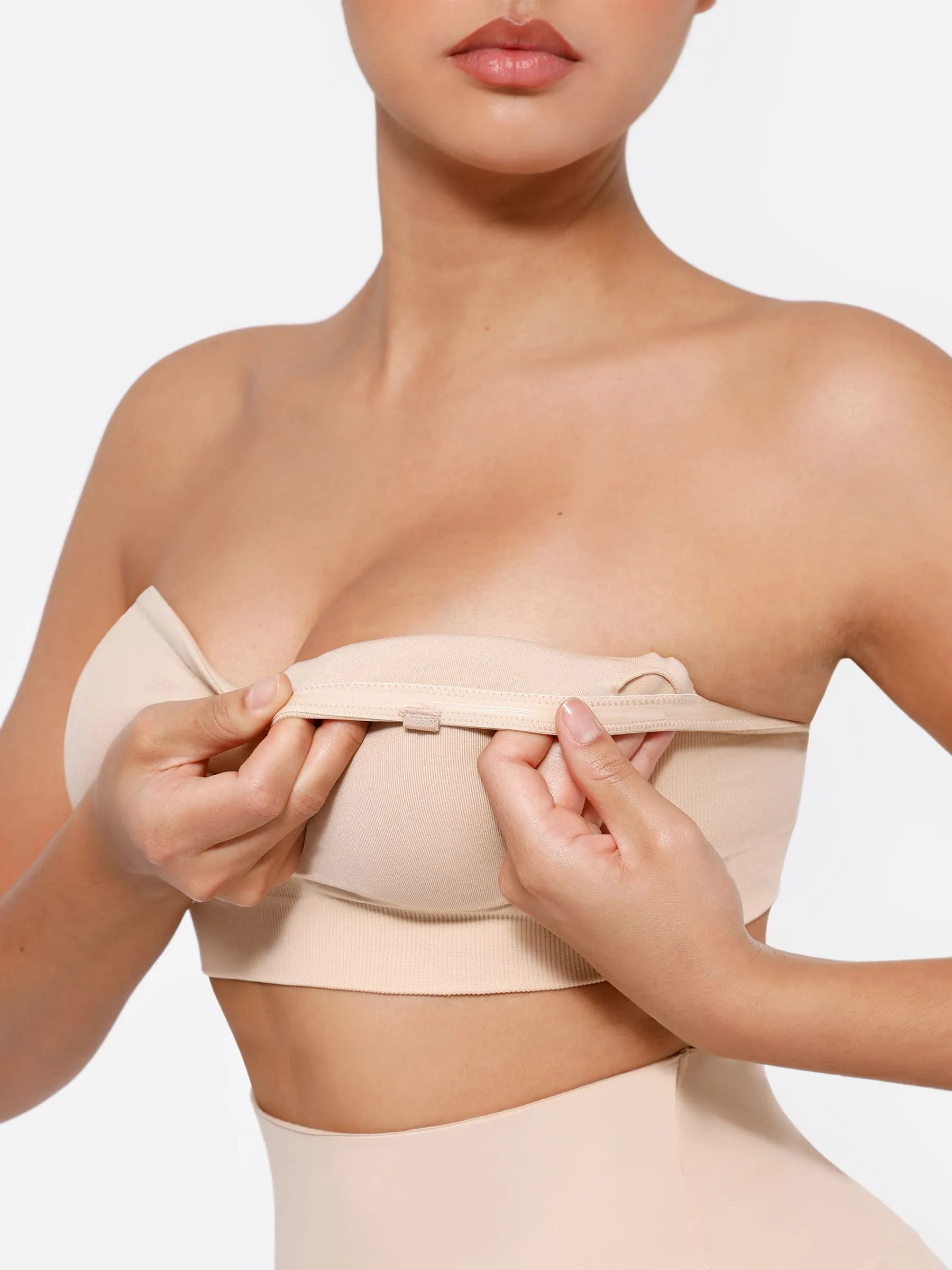 Feelingirl nahtloser Anti-Rutsch-Bandeau-BH