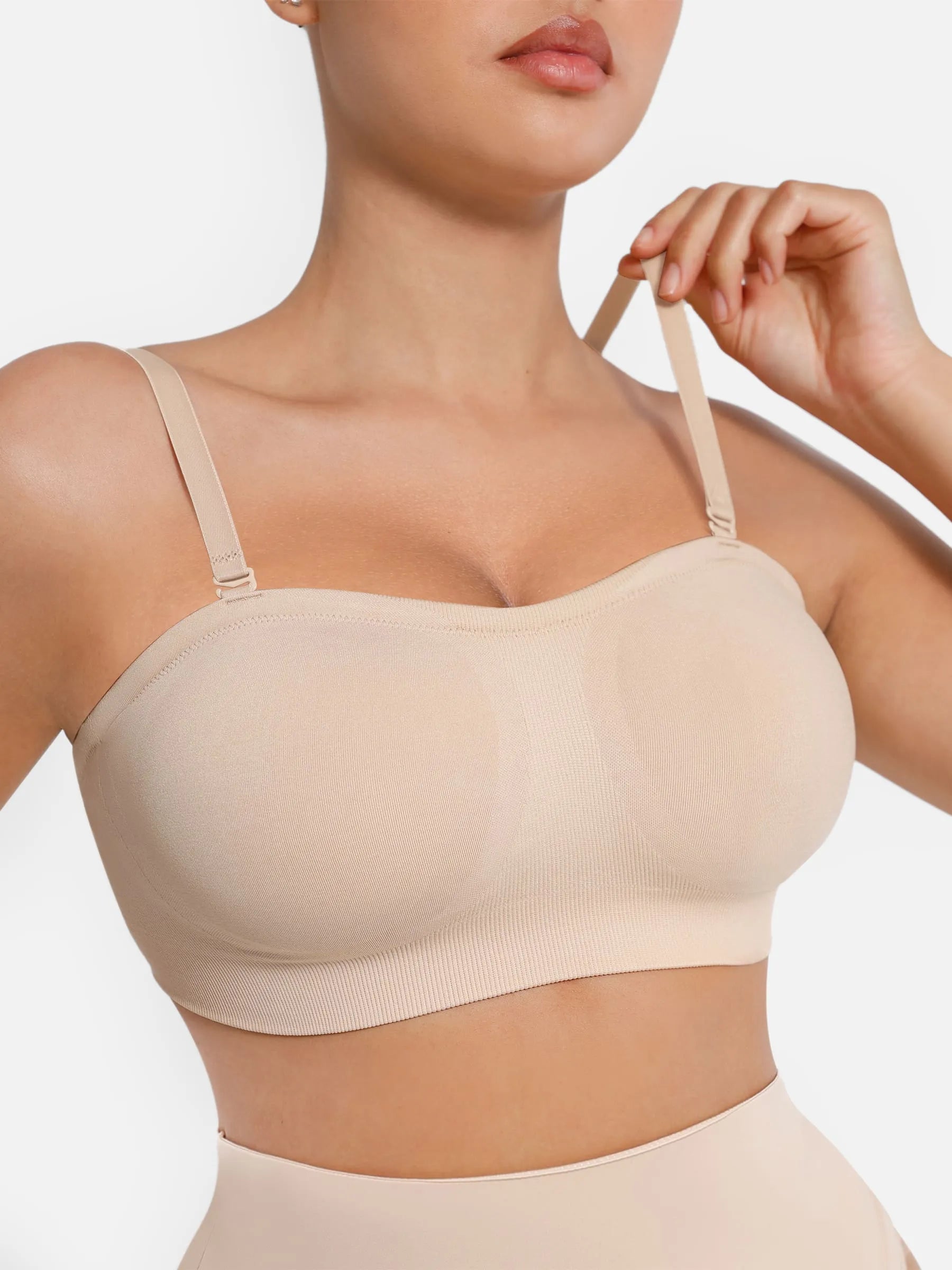 Feelingirl nahtloser Anti-Rutsch-Bandeau-BH