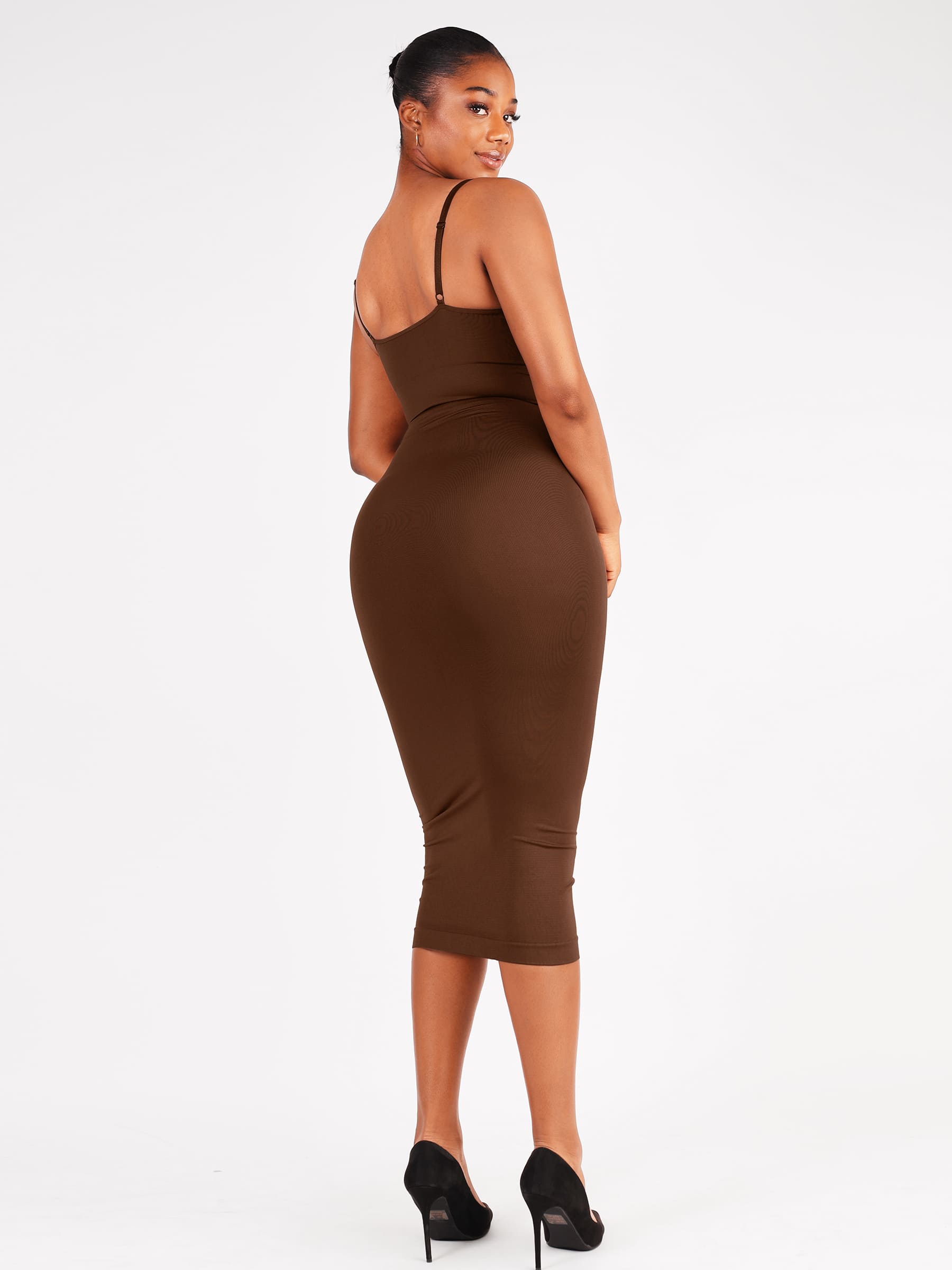 Feelingirl Seamless Midi Body Shaper Dress