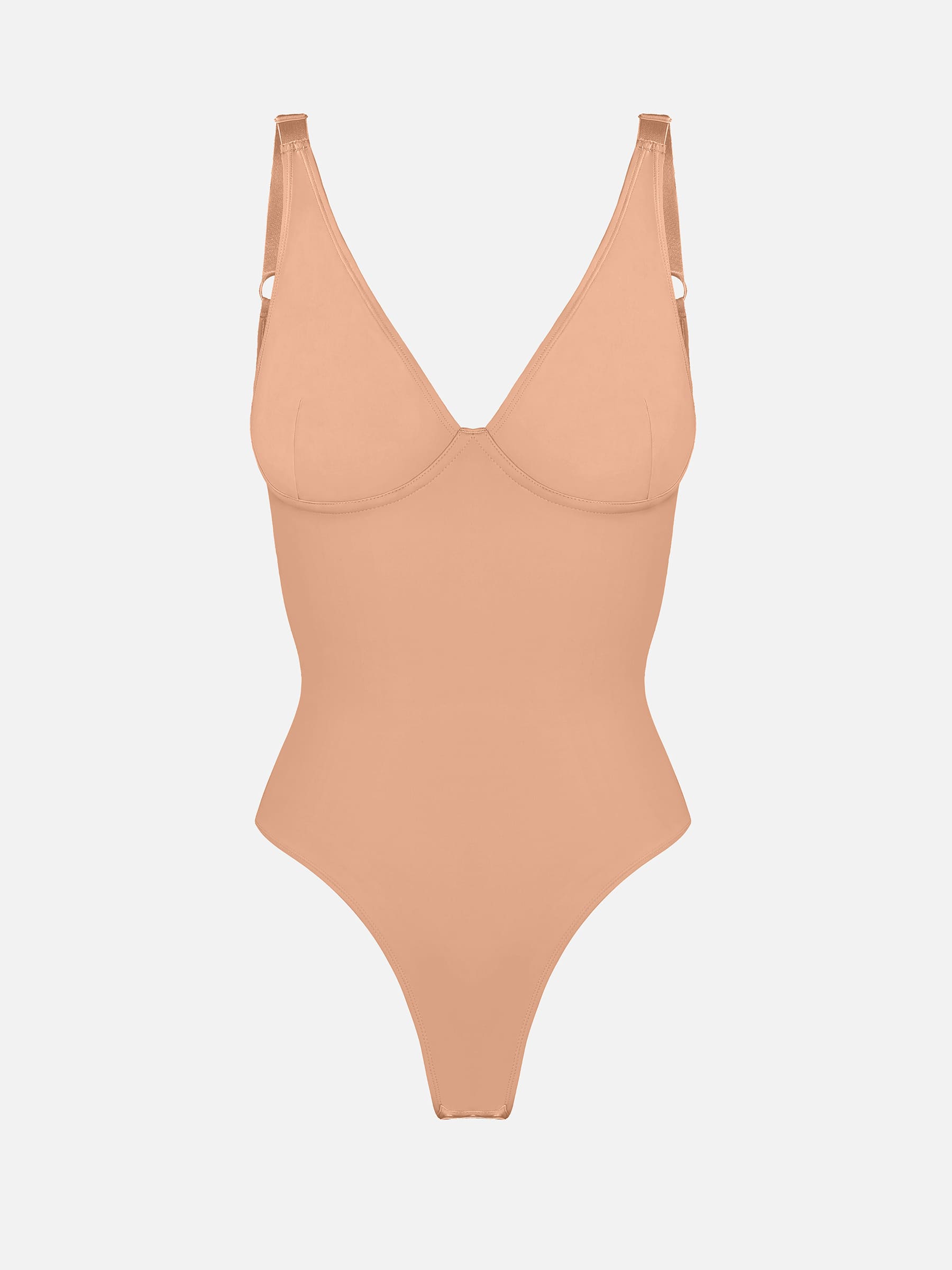 Feelingirl formender Body mit V-Ausschnitt und Bauchkontrolle