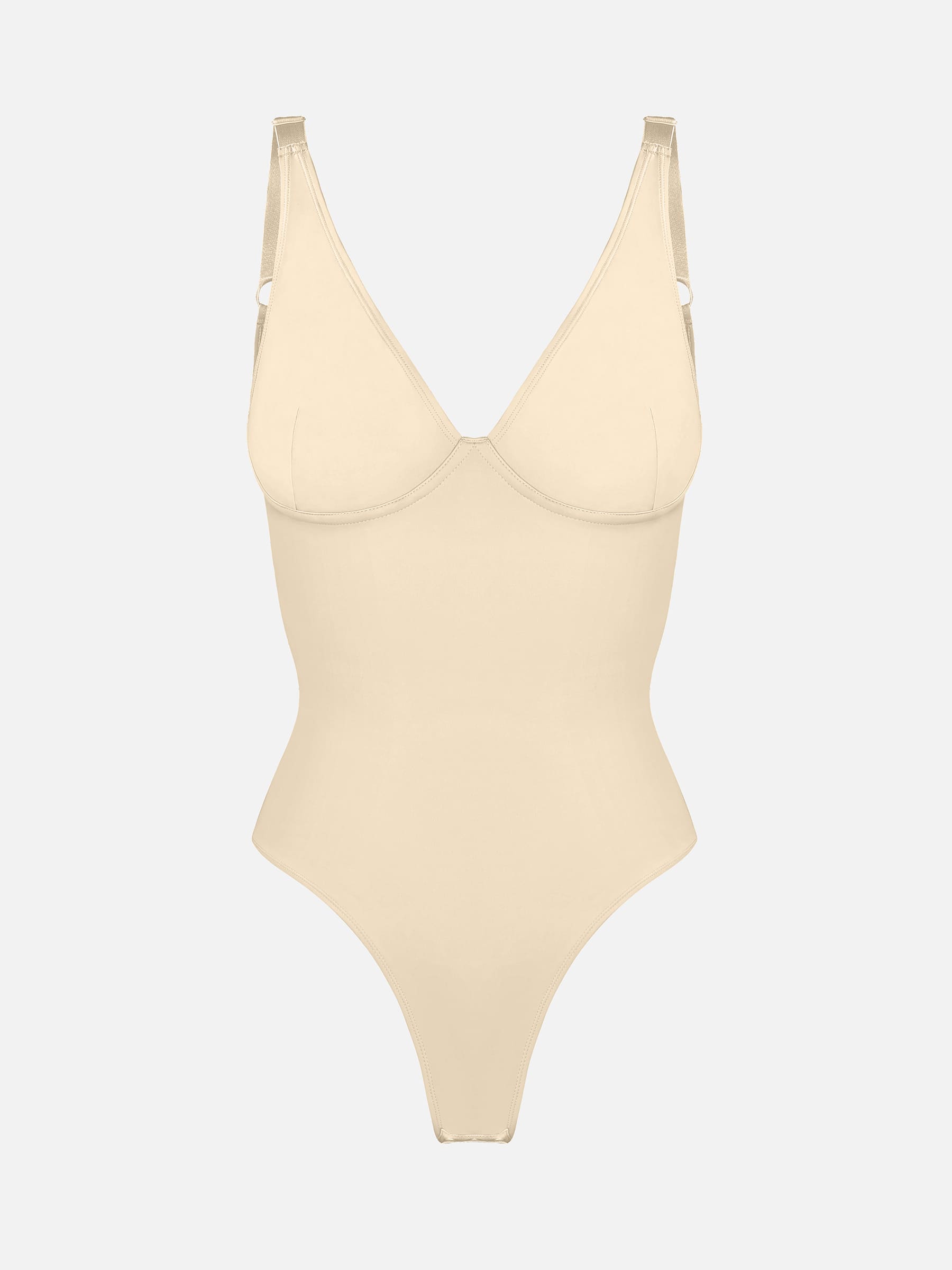 Feelingirl formender Body mit V-Ausschnitt und Bauchkontrolle