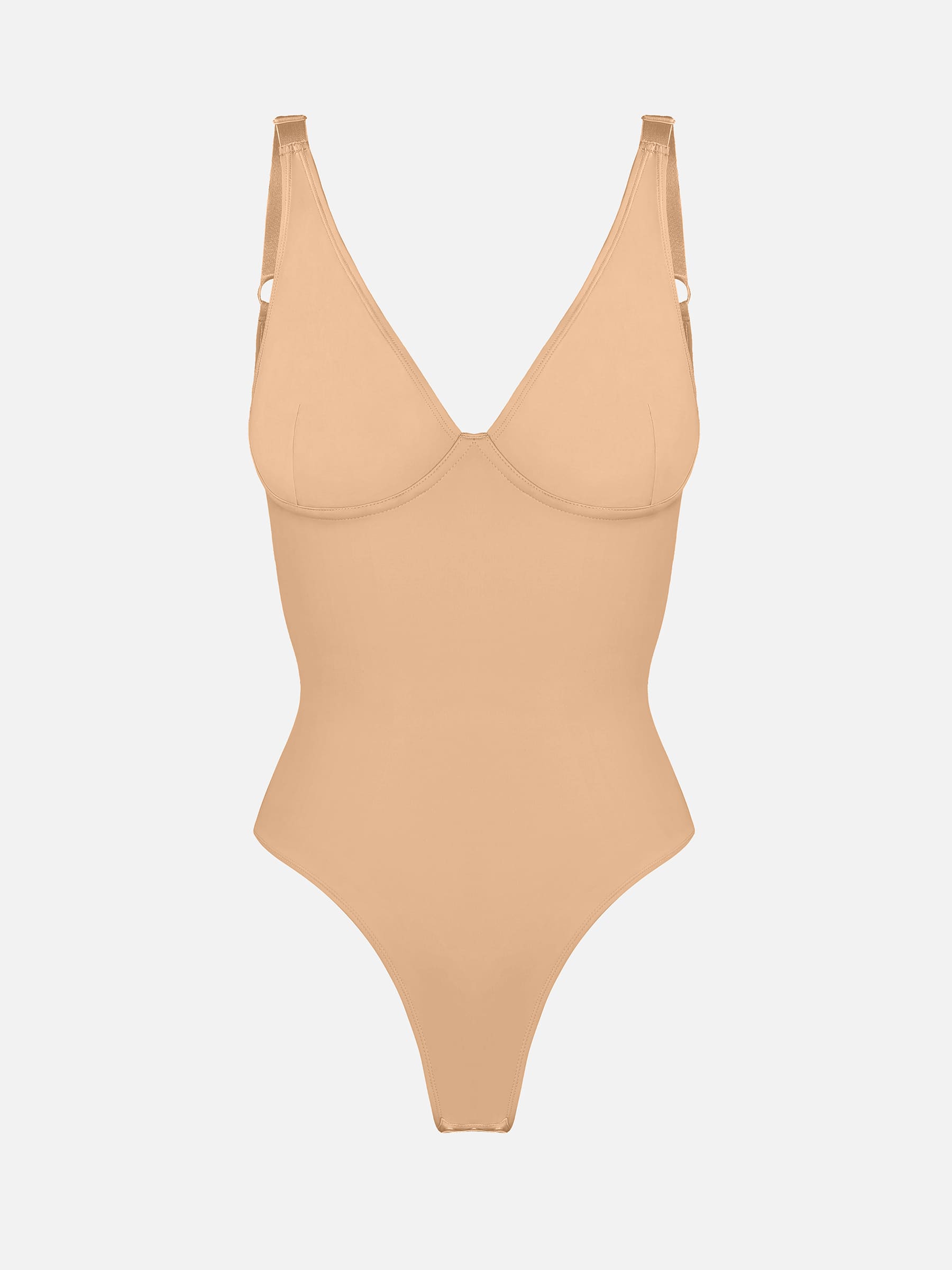 Feelingirl formender Body mit V-Ausschnitt und Bauchkontrolle