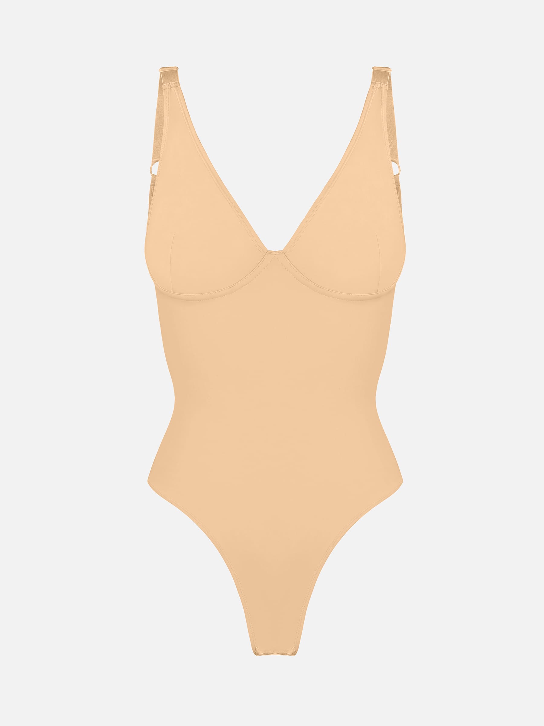 Feelingirl formender Body mit V-Ausschnitt und Bauchkontrolle