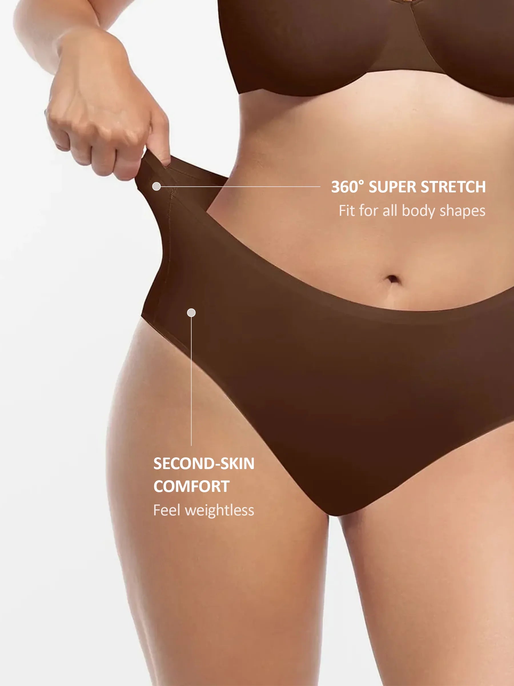 Feelingirl – Wolkenähnlicher Slip mit mittlerer Taille