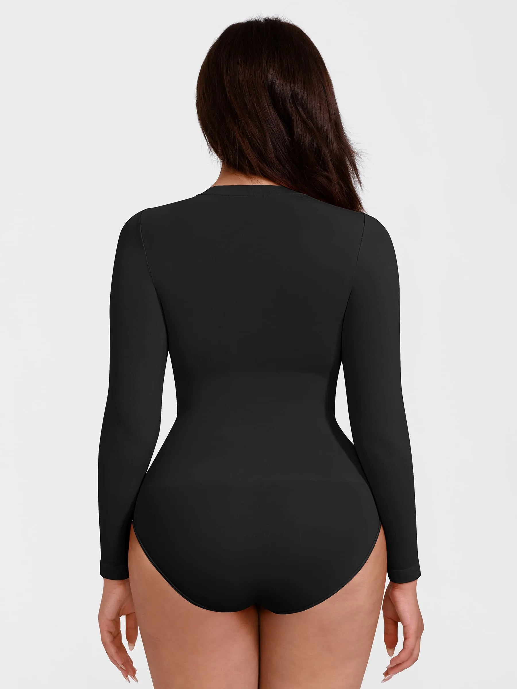 Feelingirl Seamless Ultra-Soft Crew Neck Bodysuit