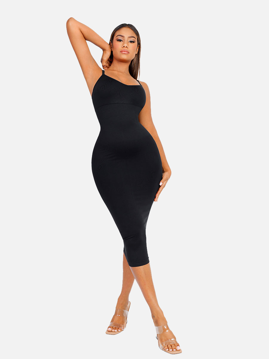 Feelingirl Seamless Midi Body Shaper Dress