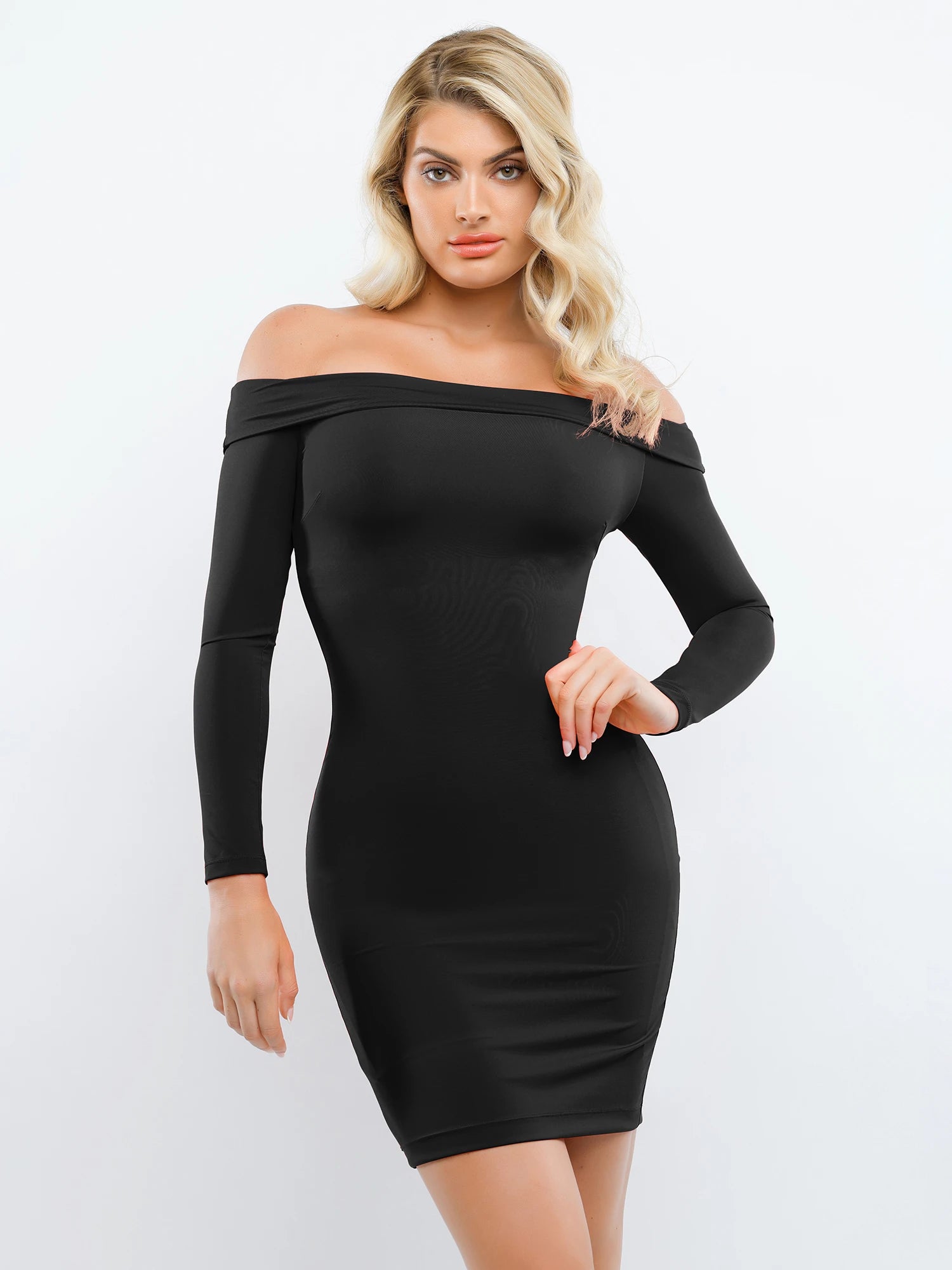 long sleeve animal print dress Milumia Women's Leopard Mini Y2k Bell Going Out Dresses Simple One-Shoulder Bridesmaid Dress beach chic clothing Color:Floral Black Red line dry Imported