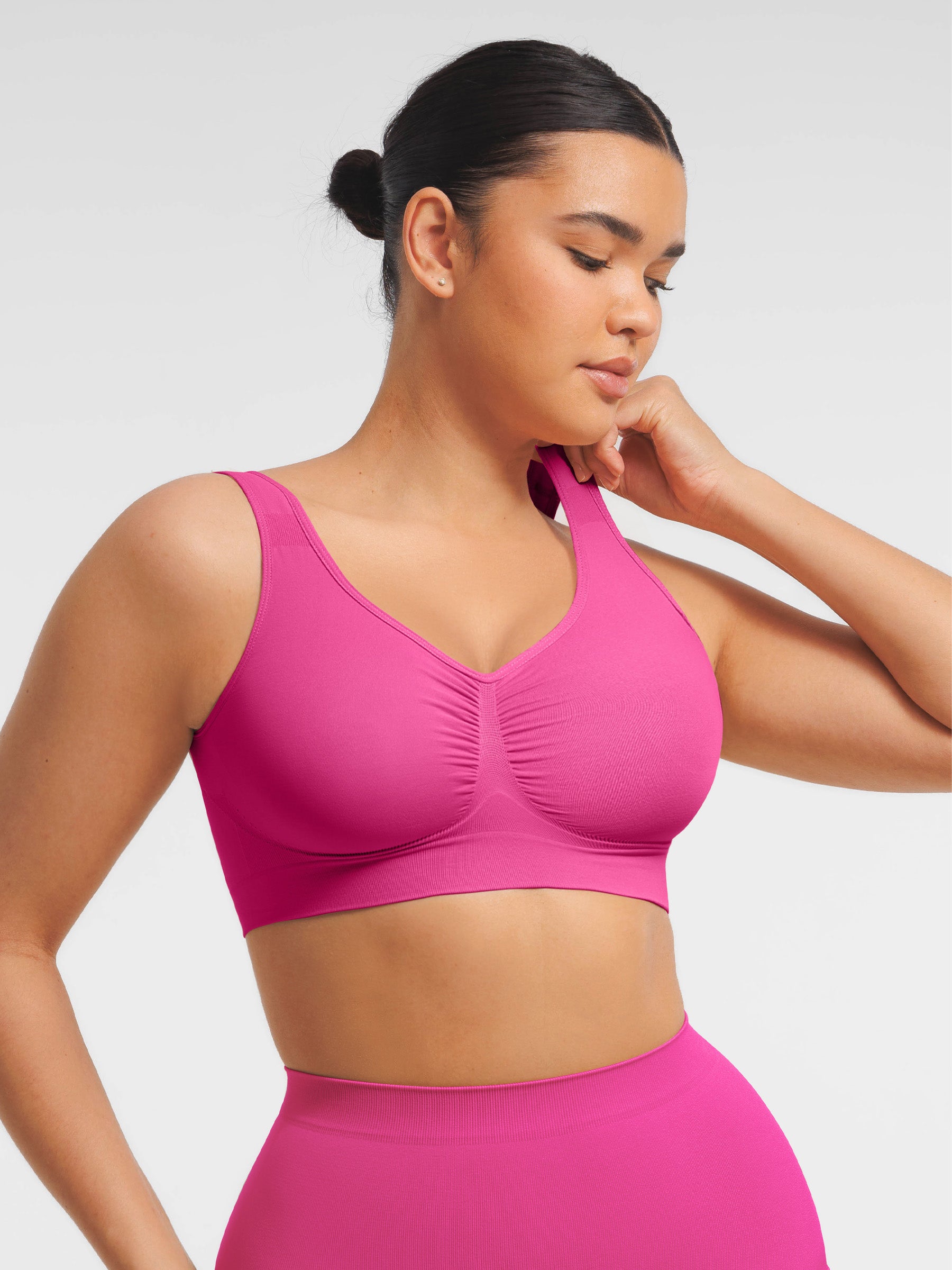 Feelingirl Seamless Wide Straps Everyday Bra