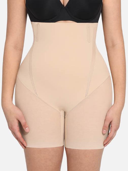 Feelingirl Double-layer Shaping Non-marking High-waisted Shorts