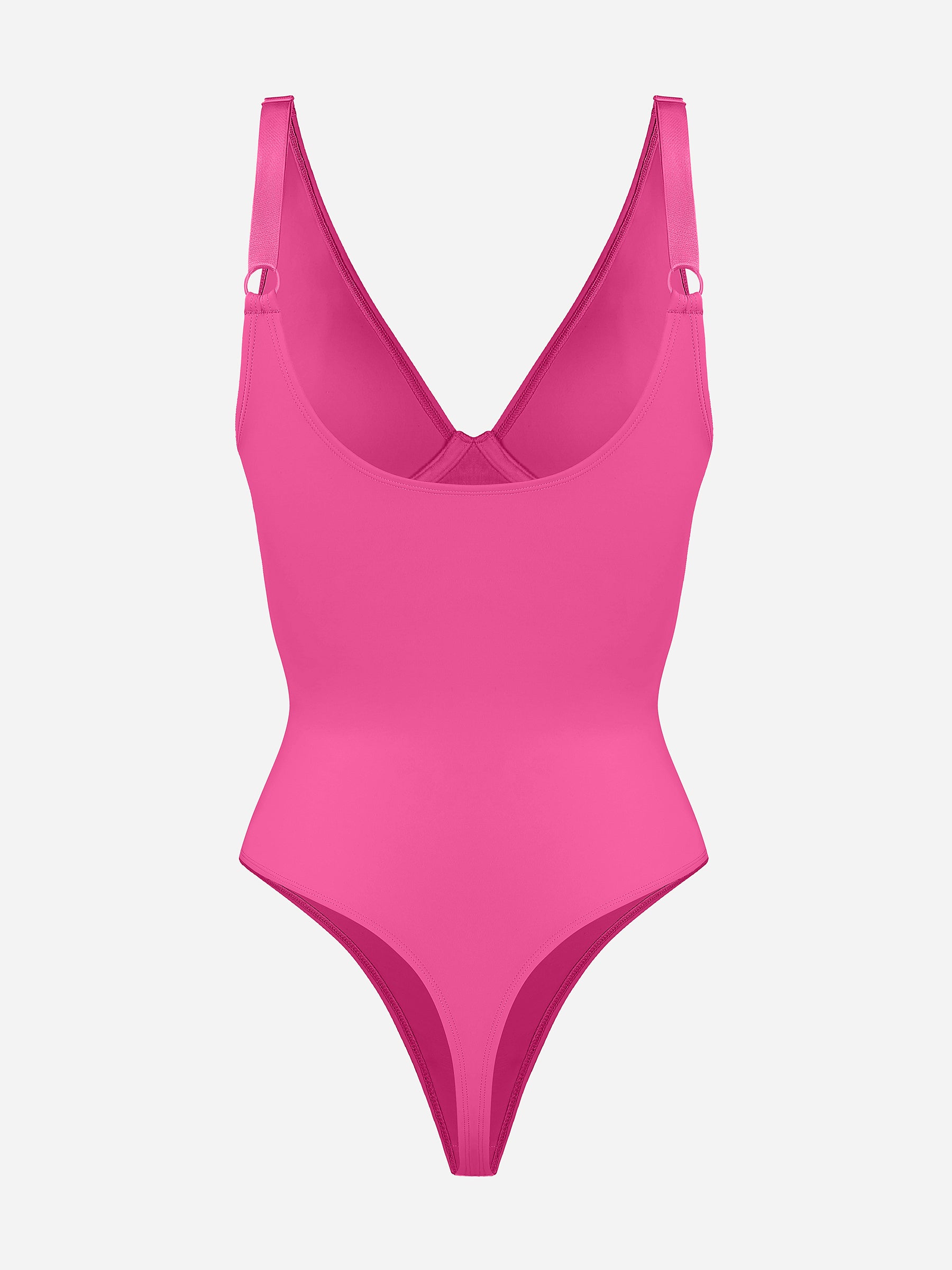 Feelingirl Deep V Neck Tummy Control Shapewear Bodysuit
