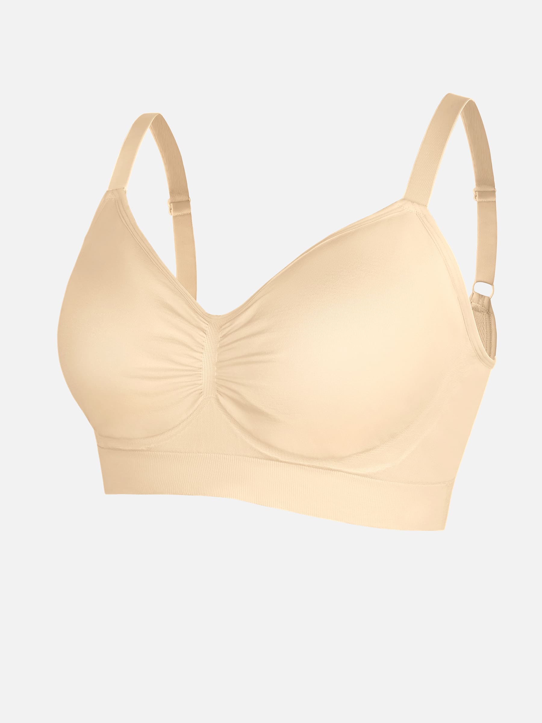 Feelingirl Seamless Everyday Bra with Built-In Soft Padding Bundle
