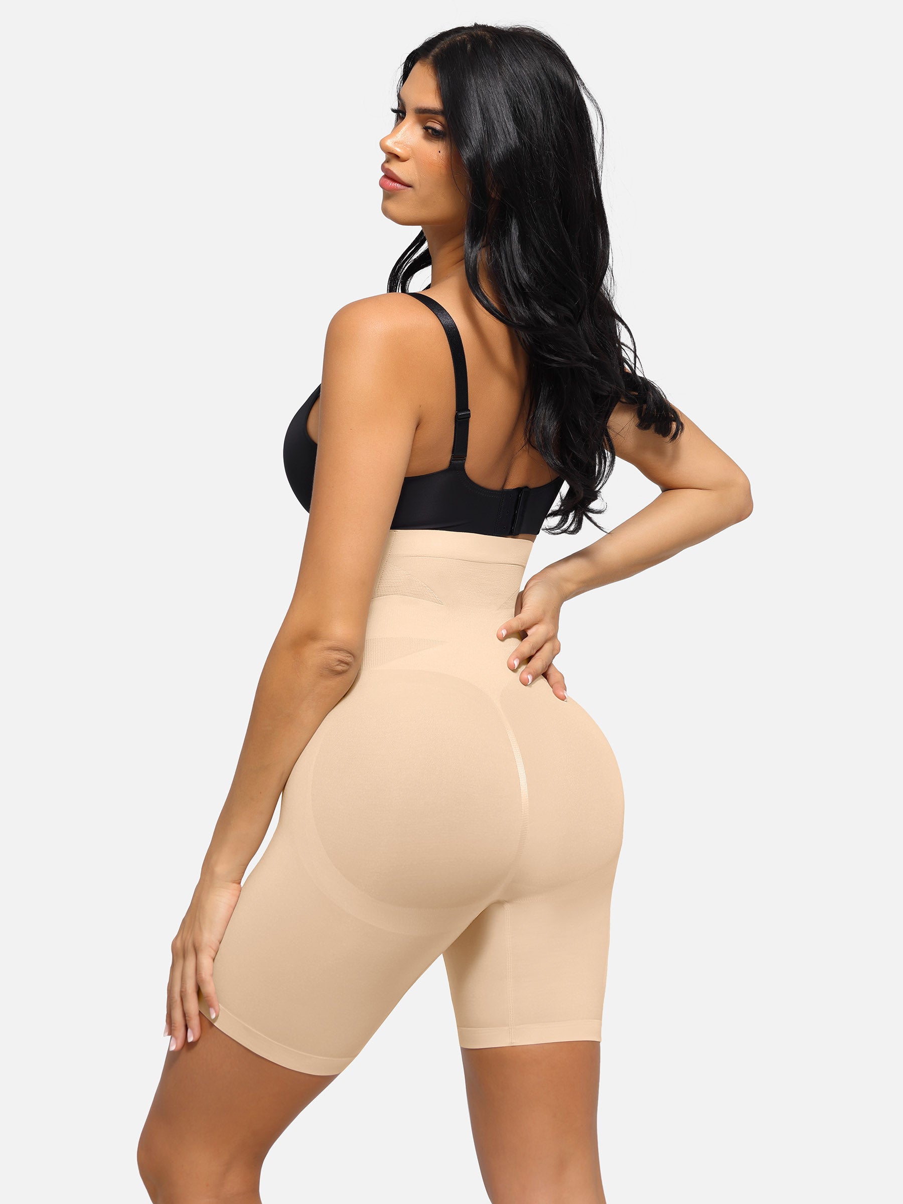 Feelingirl Anti-Slip Seamless Shapewear Shorts for Comfortable Body Shaping & Lifting