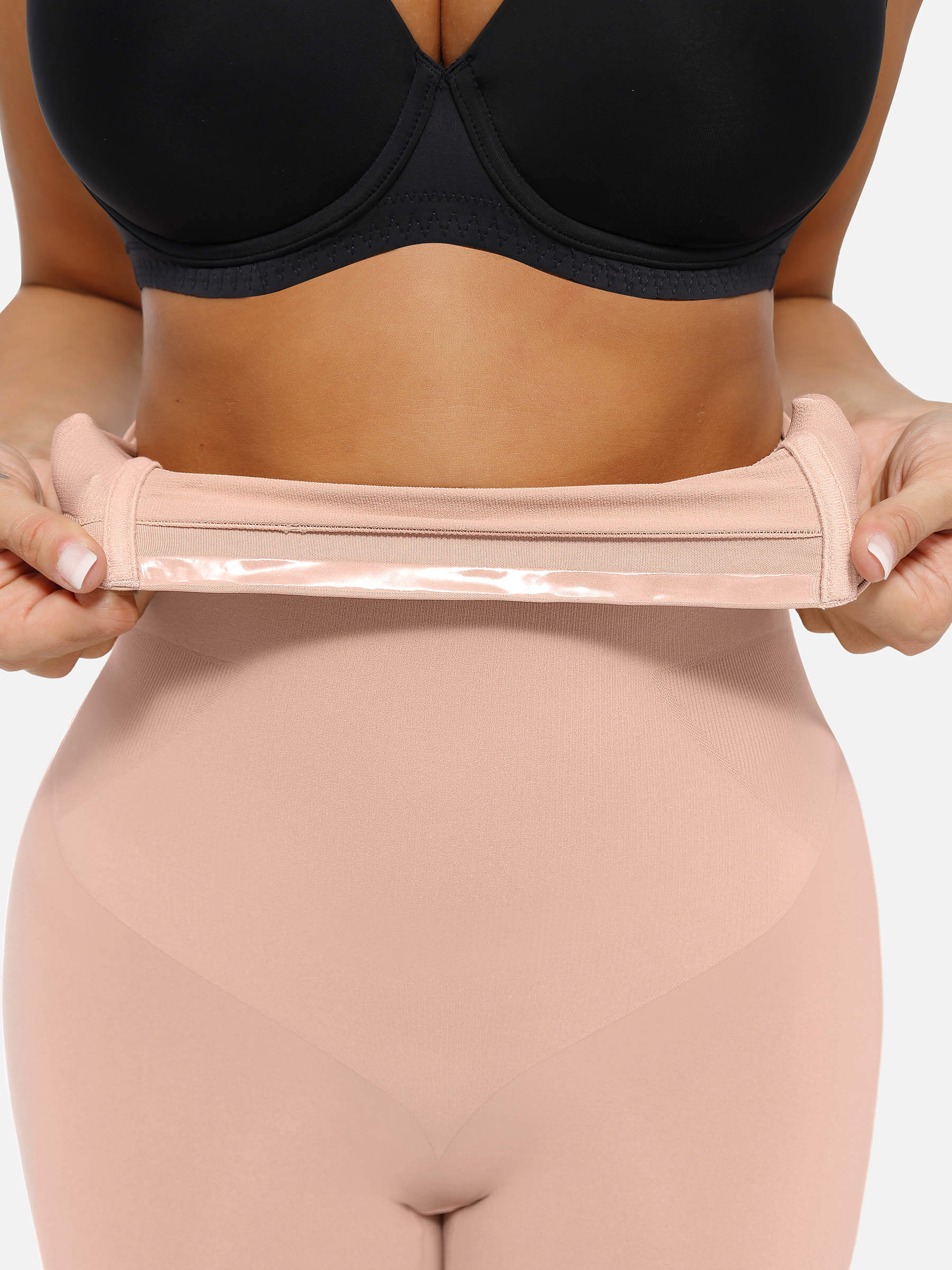 Feelingirl Anti-Slip Seamless Shapewear Shorts for Comfortable Body Shaping & Lifting