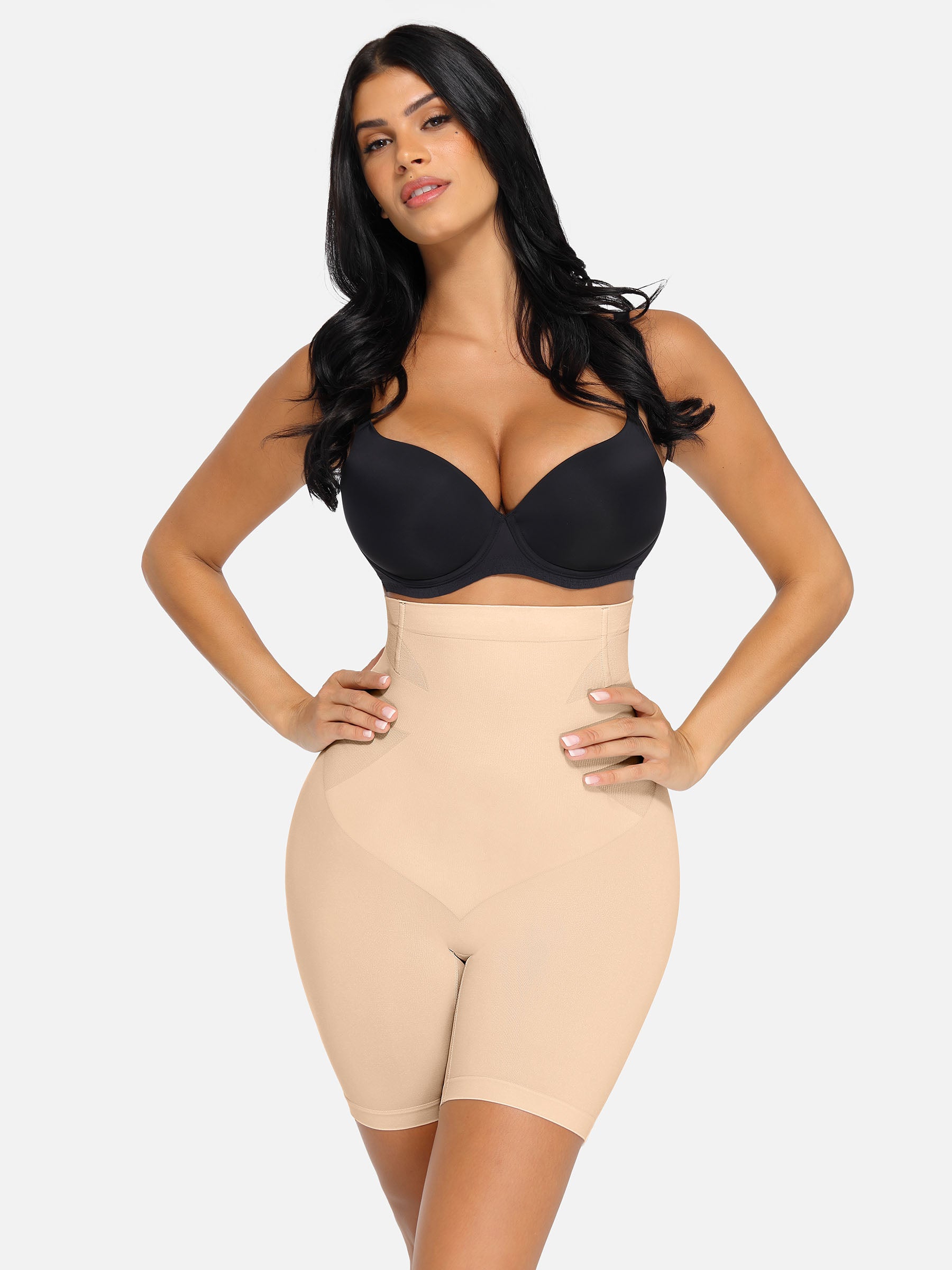 Feelingirl Anti-Slip Seamless Shapewear Shorts for Comfortable Body Shaping & Lifting