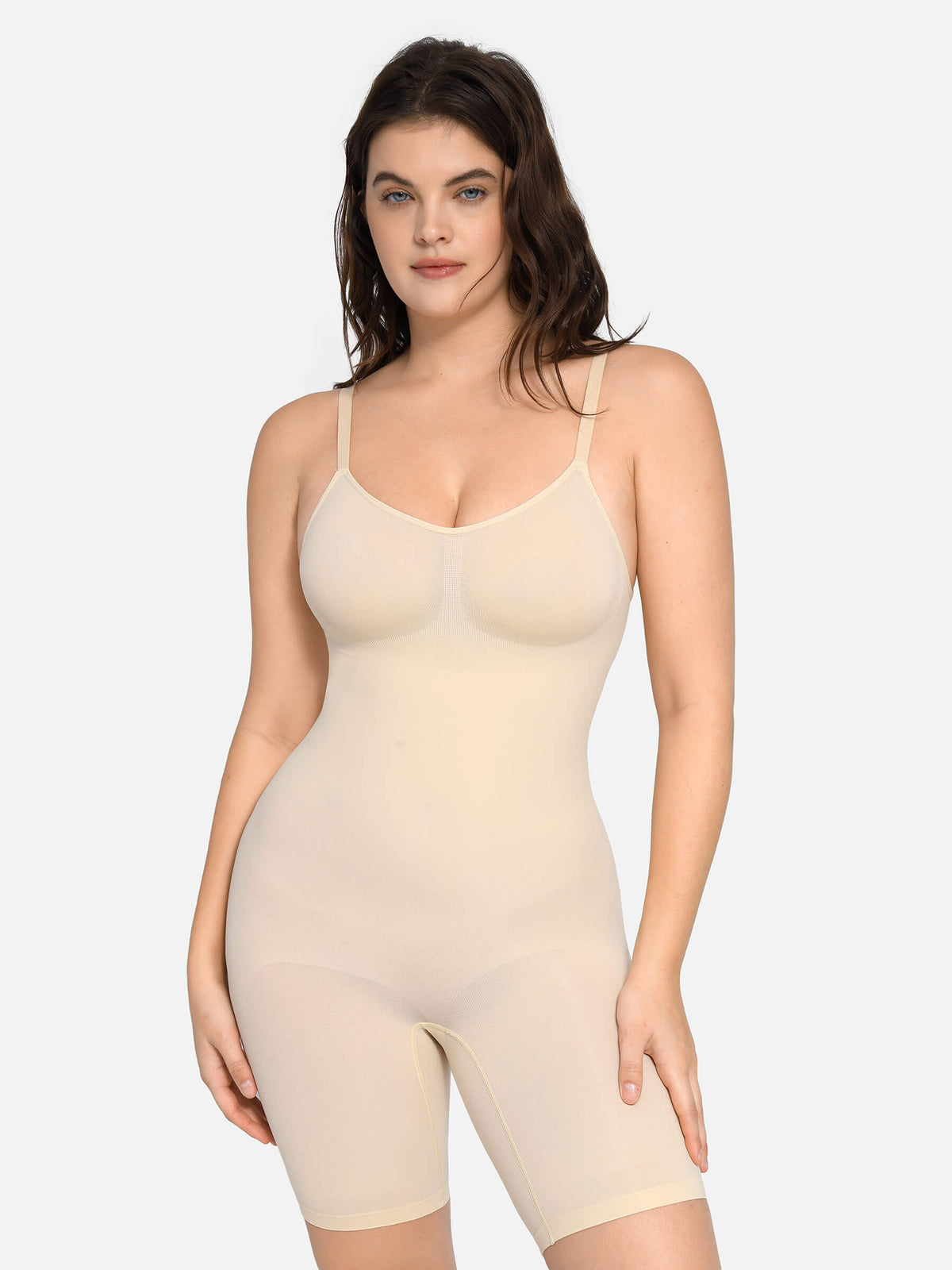 Feelingirl Body Sculpt Backless Seamless Shapewear Bodysuit