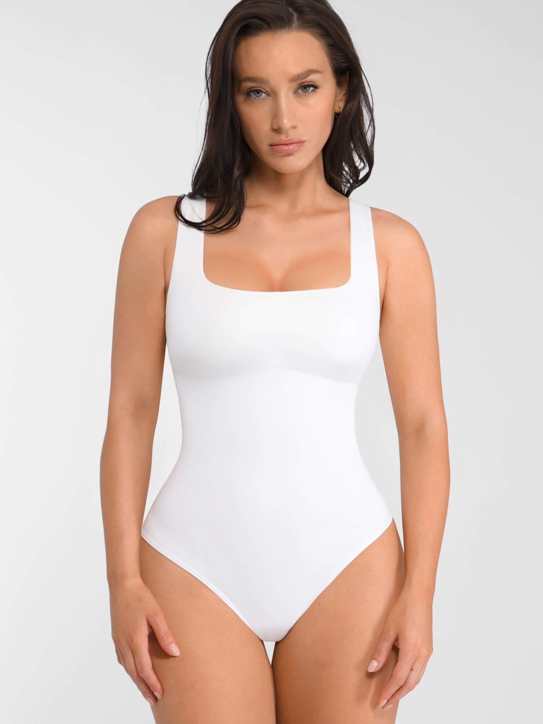 Feelingirl Seamless Tummy Control Thong Bodysuit