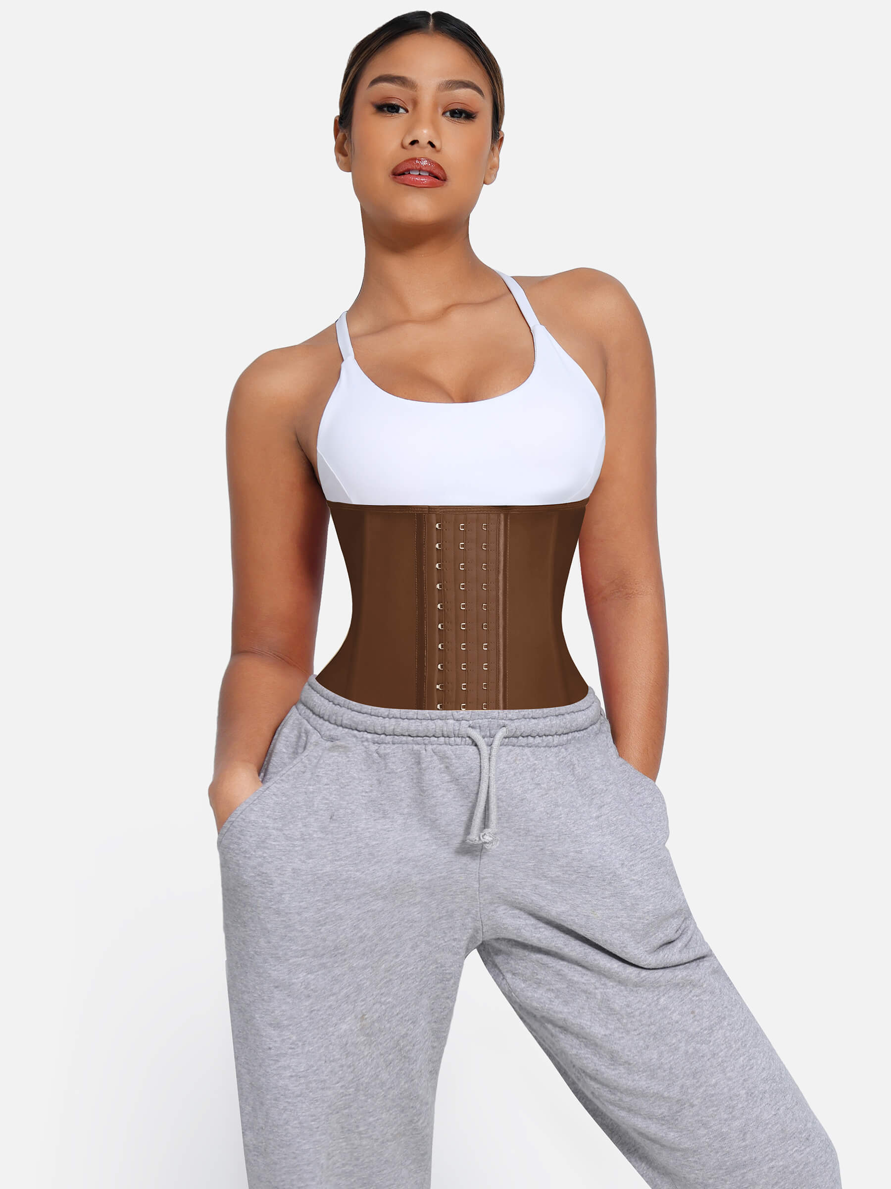 Feelingirl Hourglass Body Shaper Tummy Control Waist Trainer