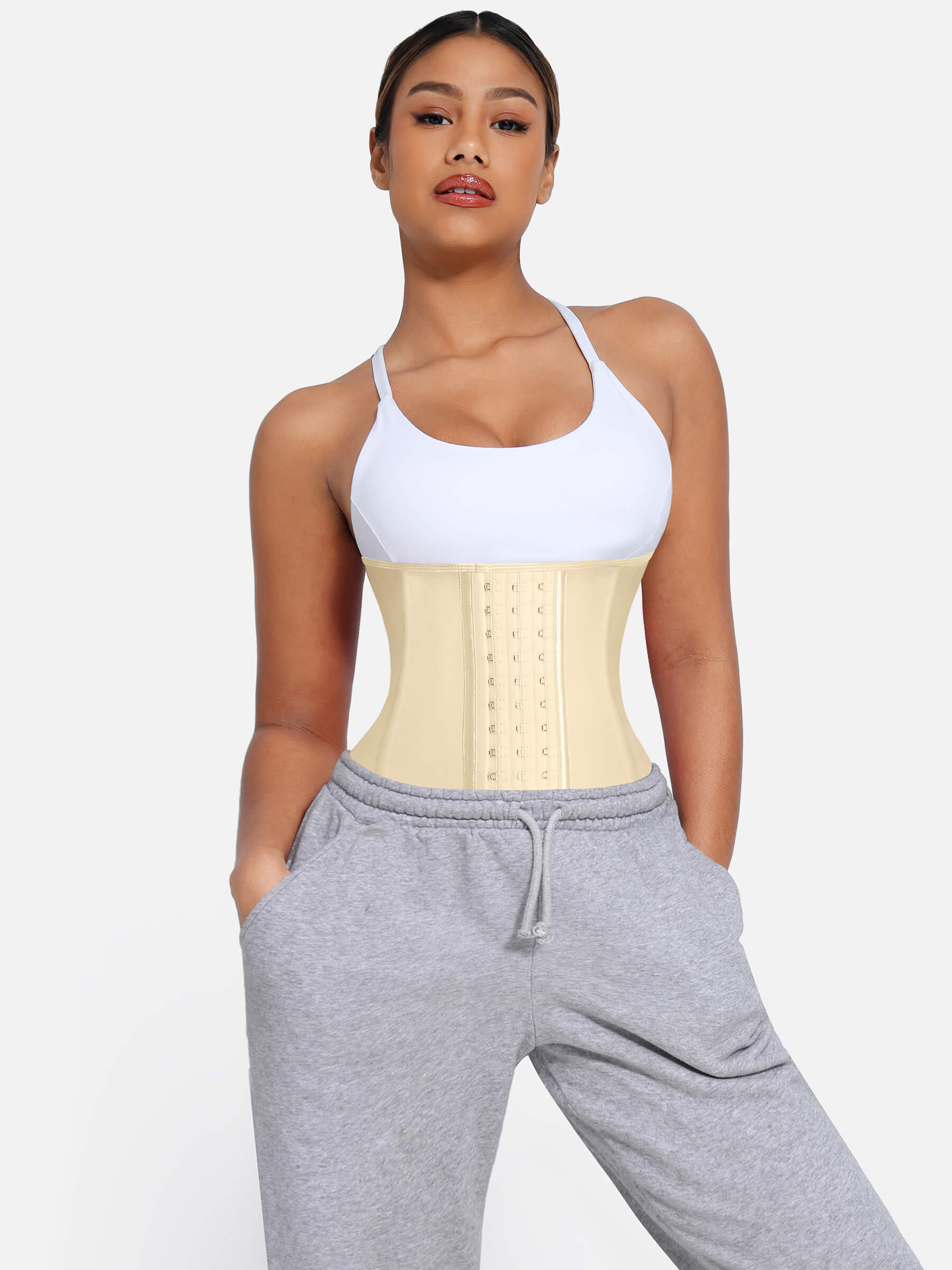 Feelingirl Hourglass Body Shaper Tummy Control Waist Trainer