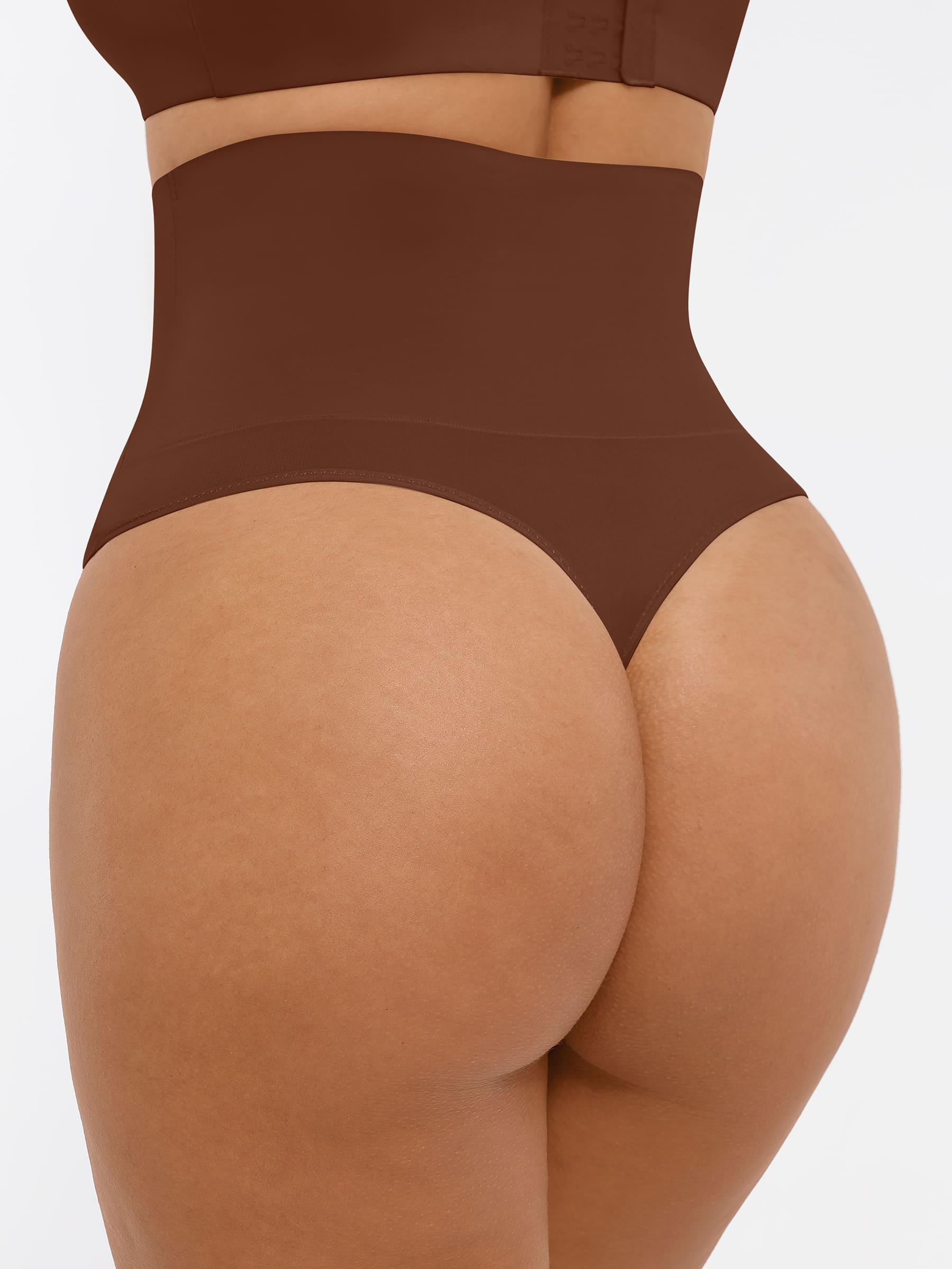 Feelingirl Mid-Waisted Thong Tummy Control Shaper Panties