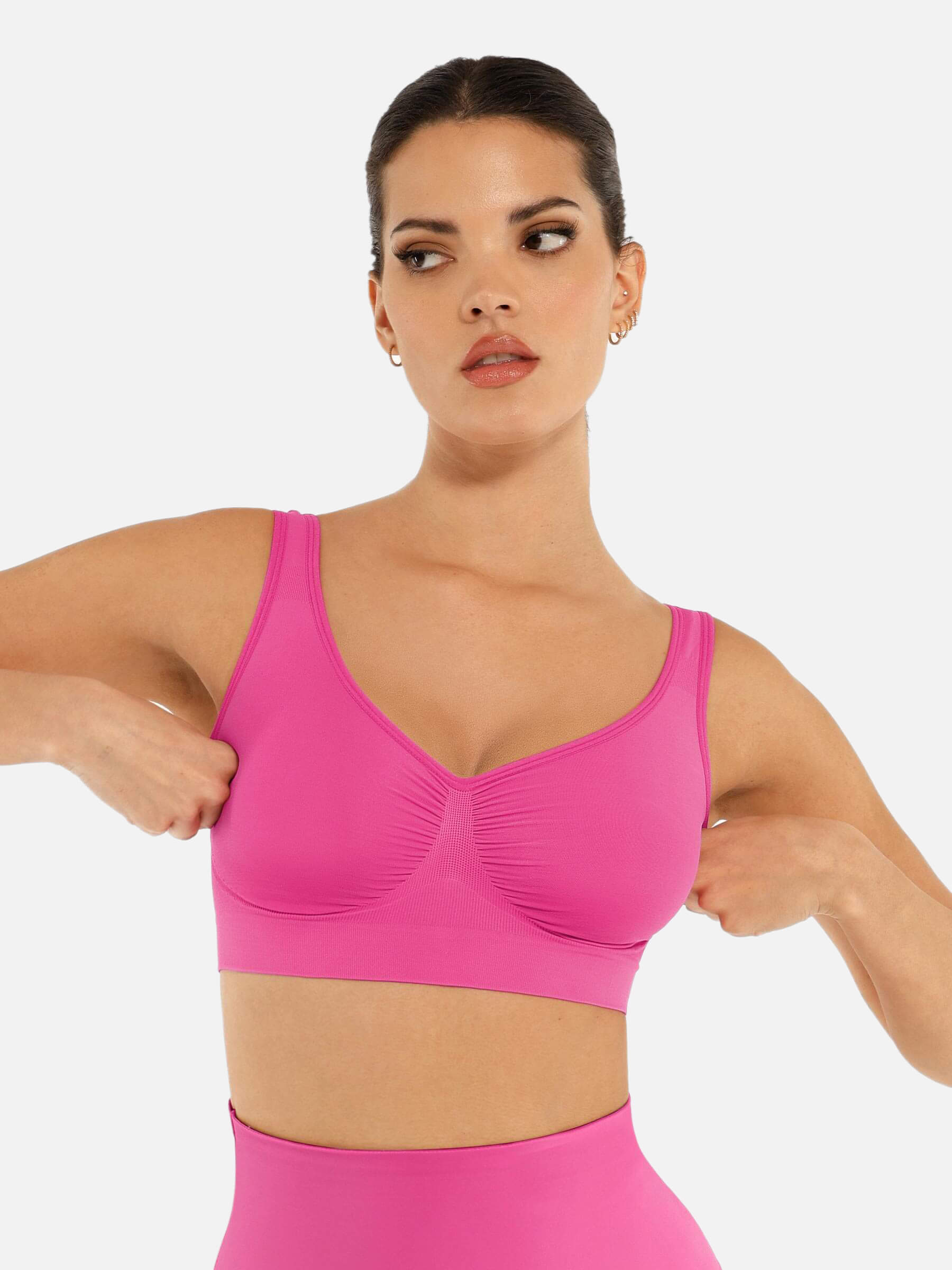 Feelingirl No Underwire Wide Straps Everyday Bra