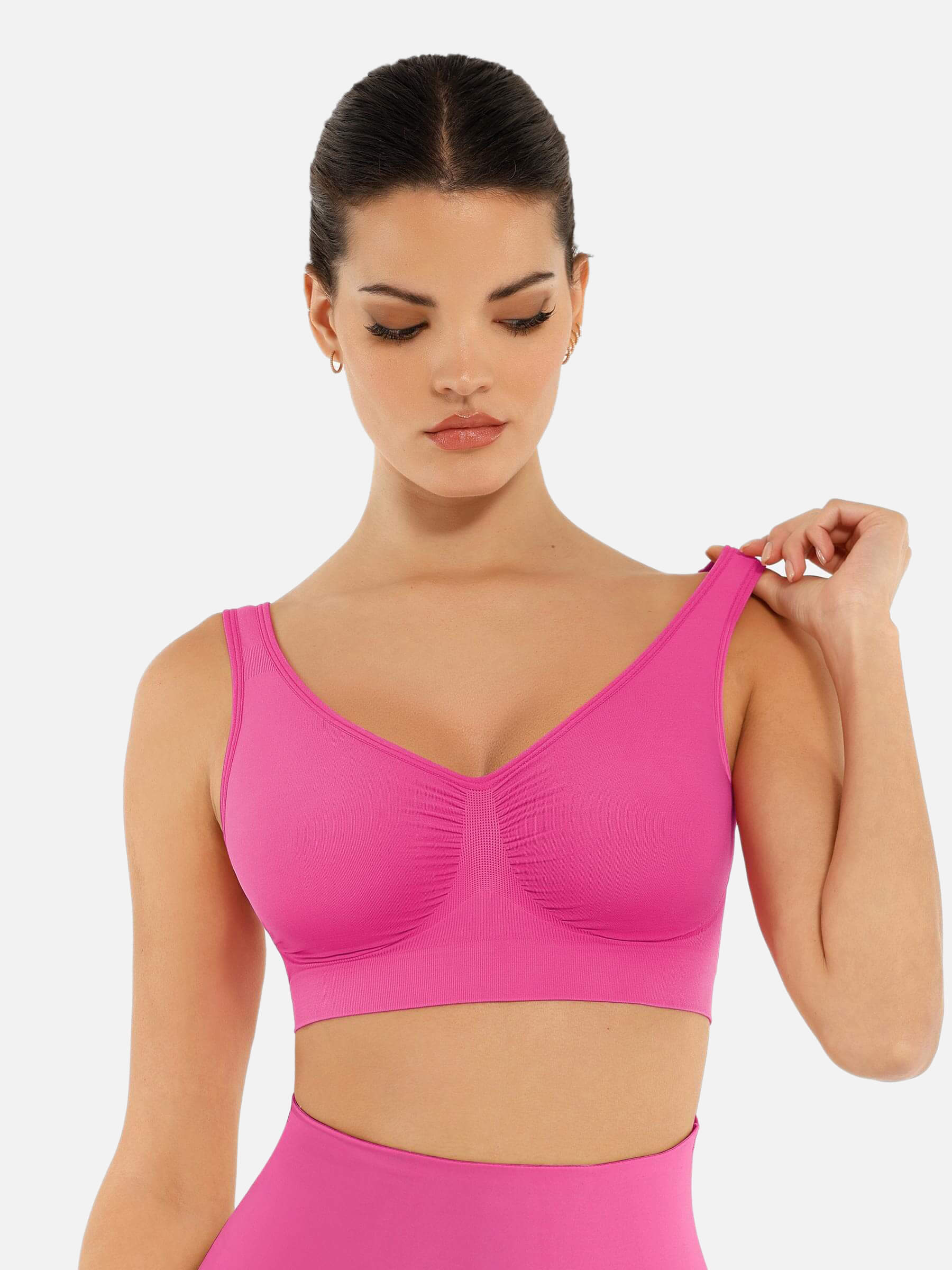 Feelingirl No Underwire Wide Straps Everyday Bra