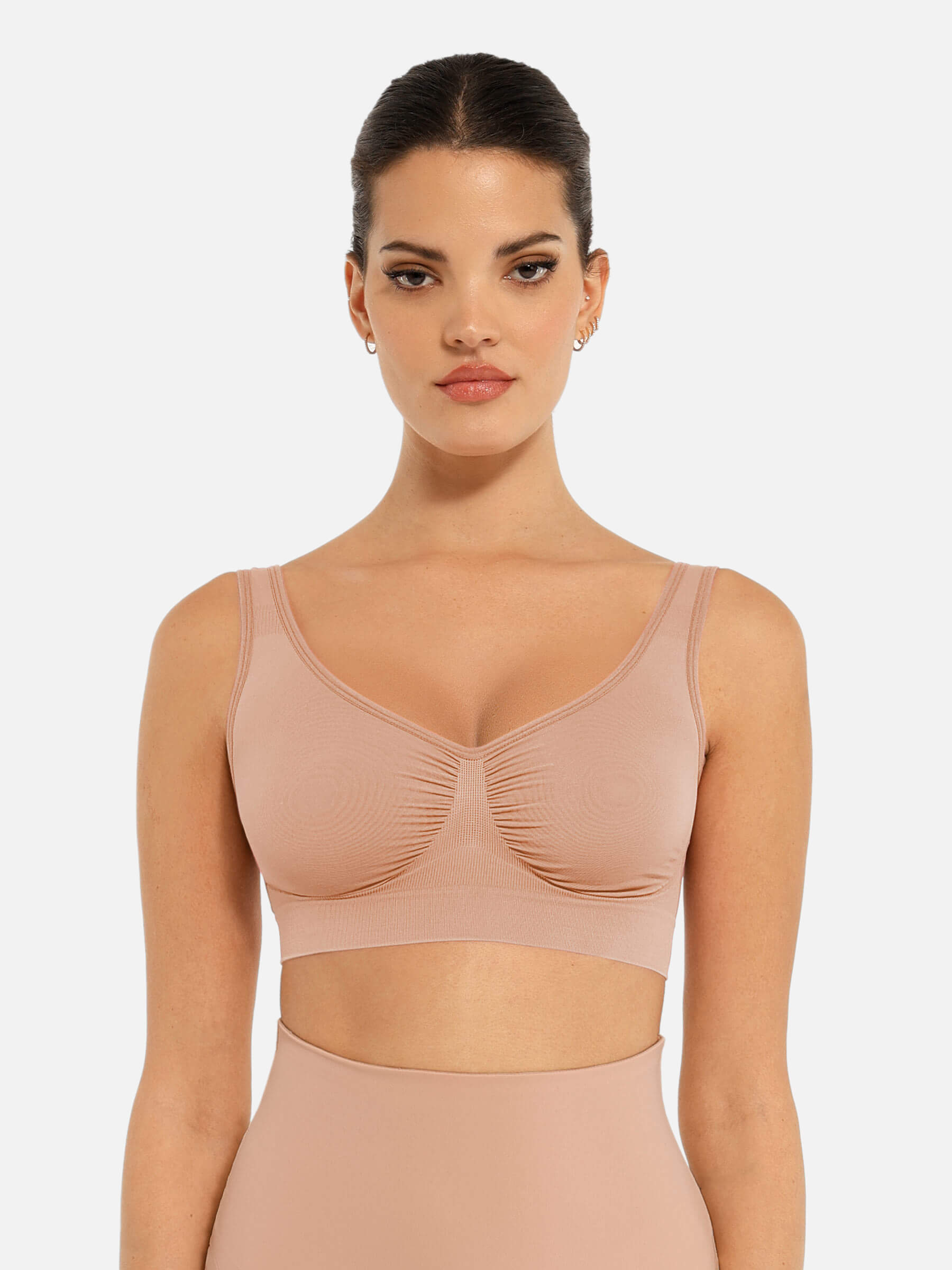 Feelingirl No Underwire Wide Straps Everyday Bra