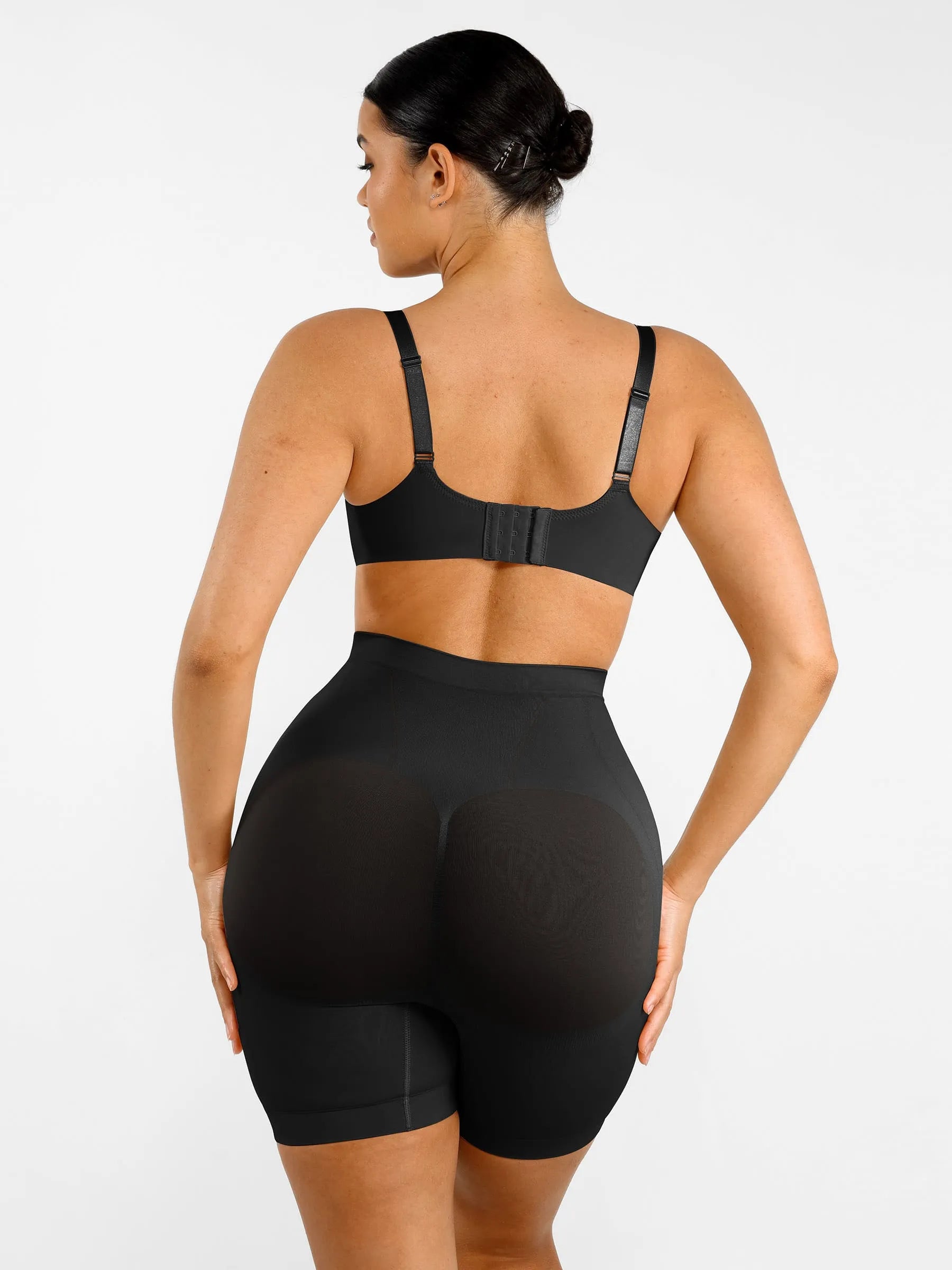 Feelingirl Nahtlose, bequeme Bauchweg-Höschen mit mittlerer Taille, formende Shorts