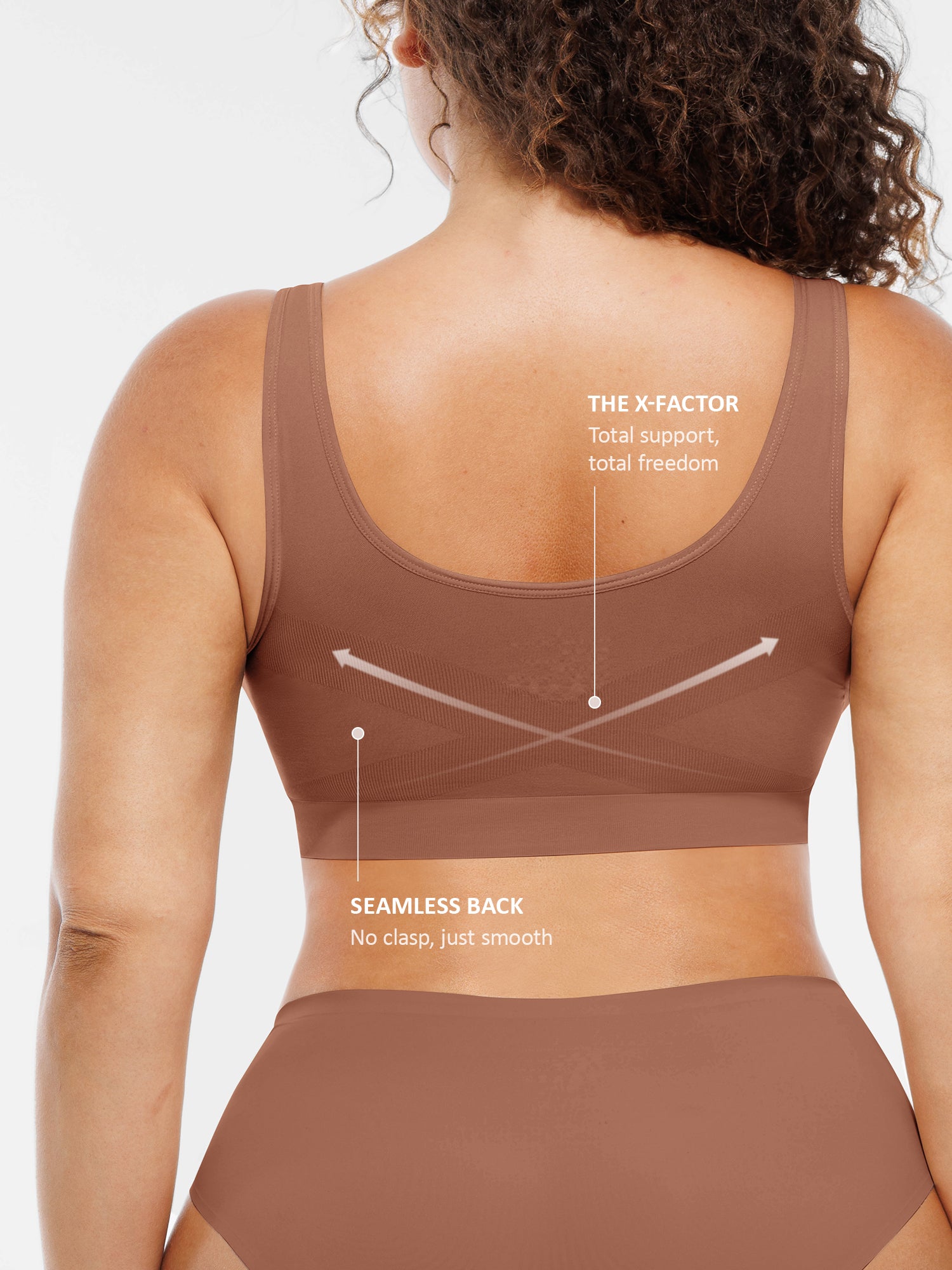 Feelingirl No Underwire Wide Straps Everyday Bra