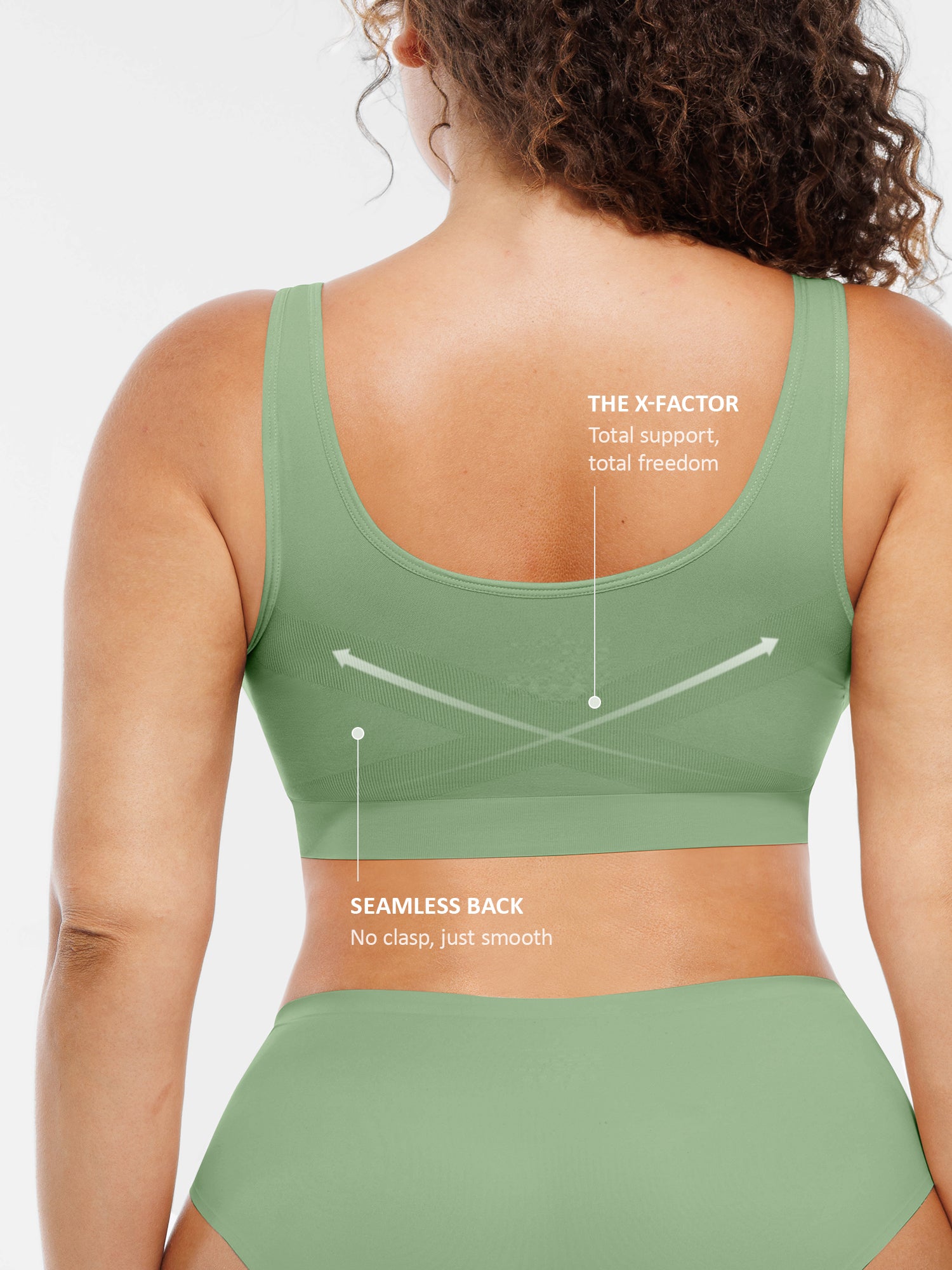 Feelingirl No Underwire Wide Straps Everyday Bra