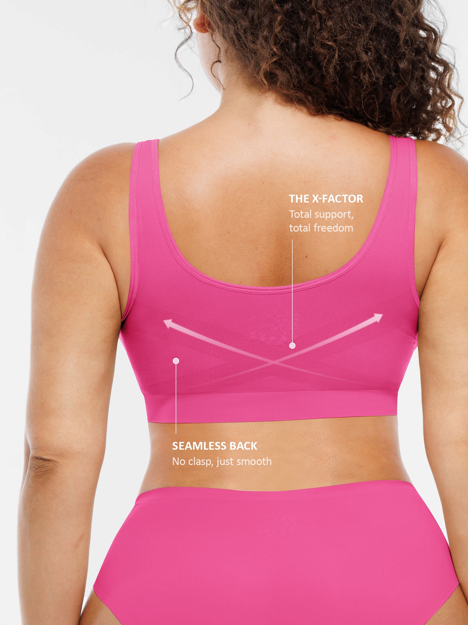 Feelingirl No Underwire Wide Straps Everyday Bra