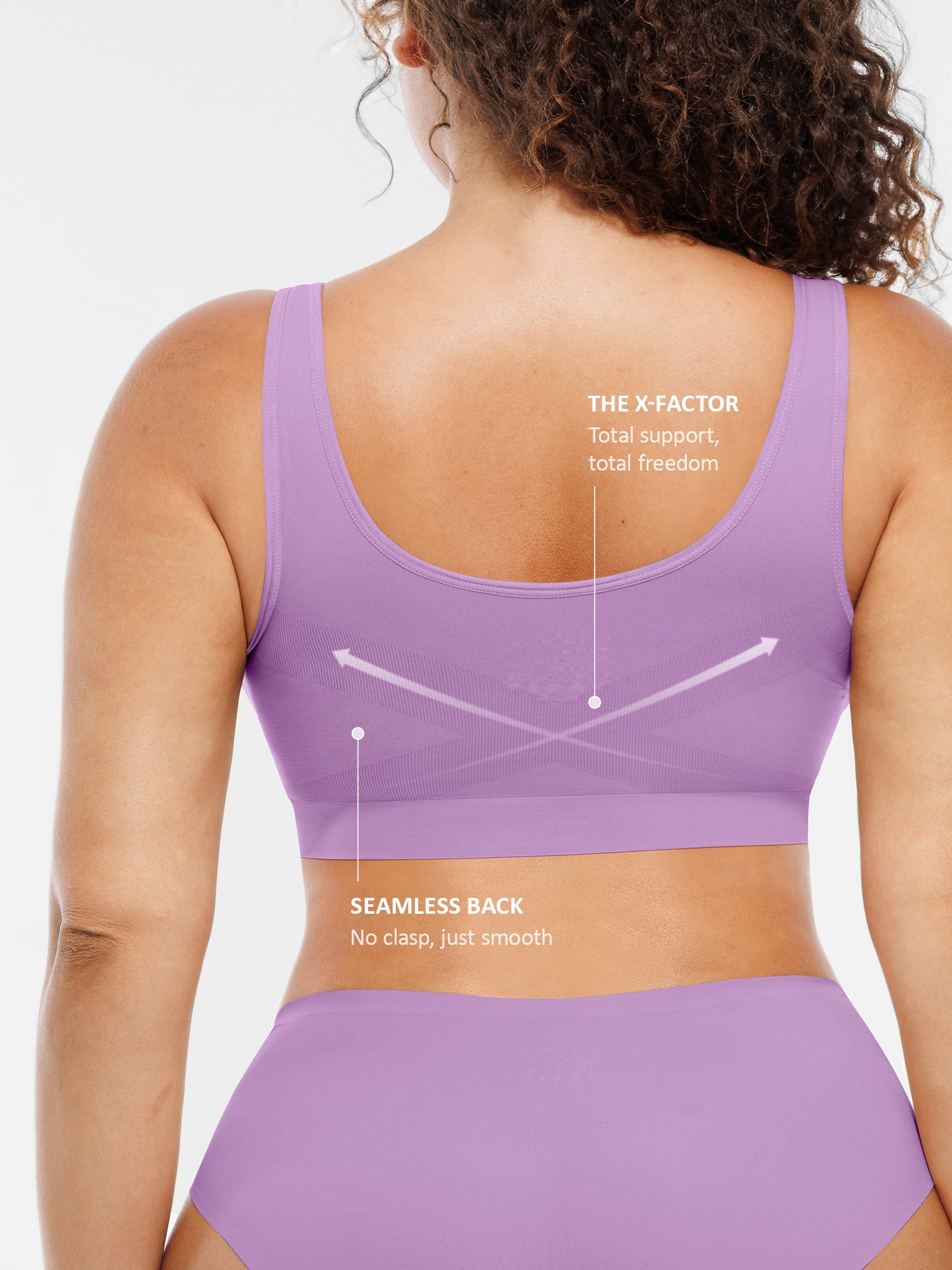 Feelingirl No Underwire Wide Straps Everyday Bra