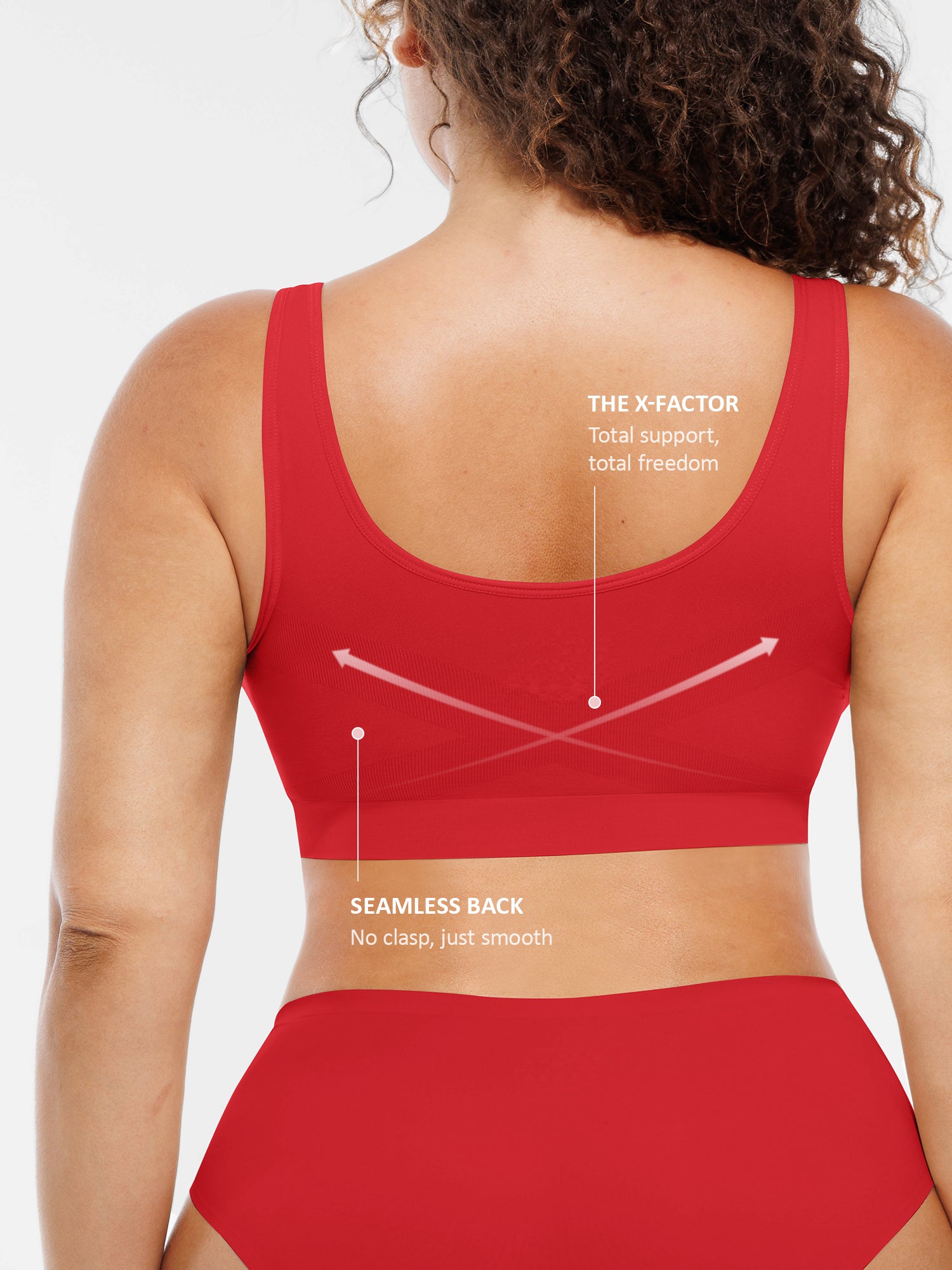 Feelingirl No Underwire Wide Straps Everyday Bra