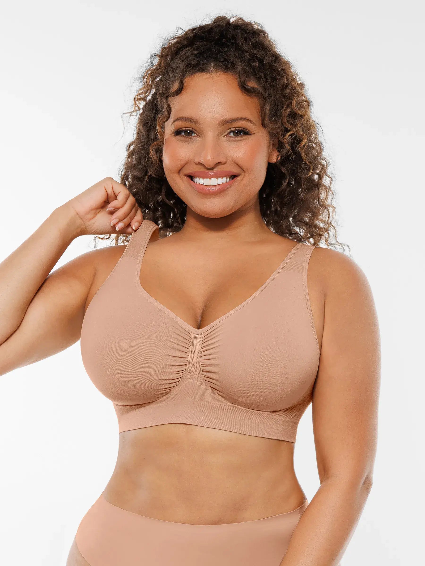 Soutien-gorge Feelingirl sans armatures à bretelles larges pour tous les jours