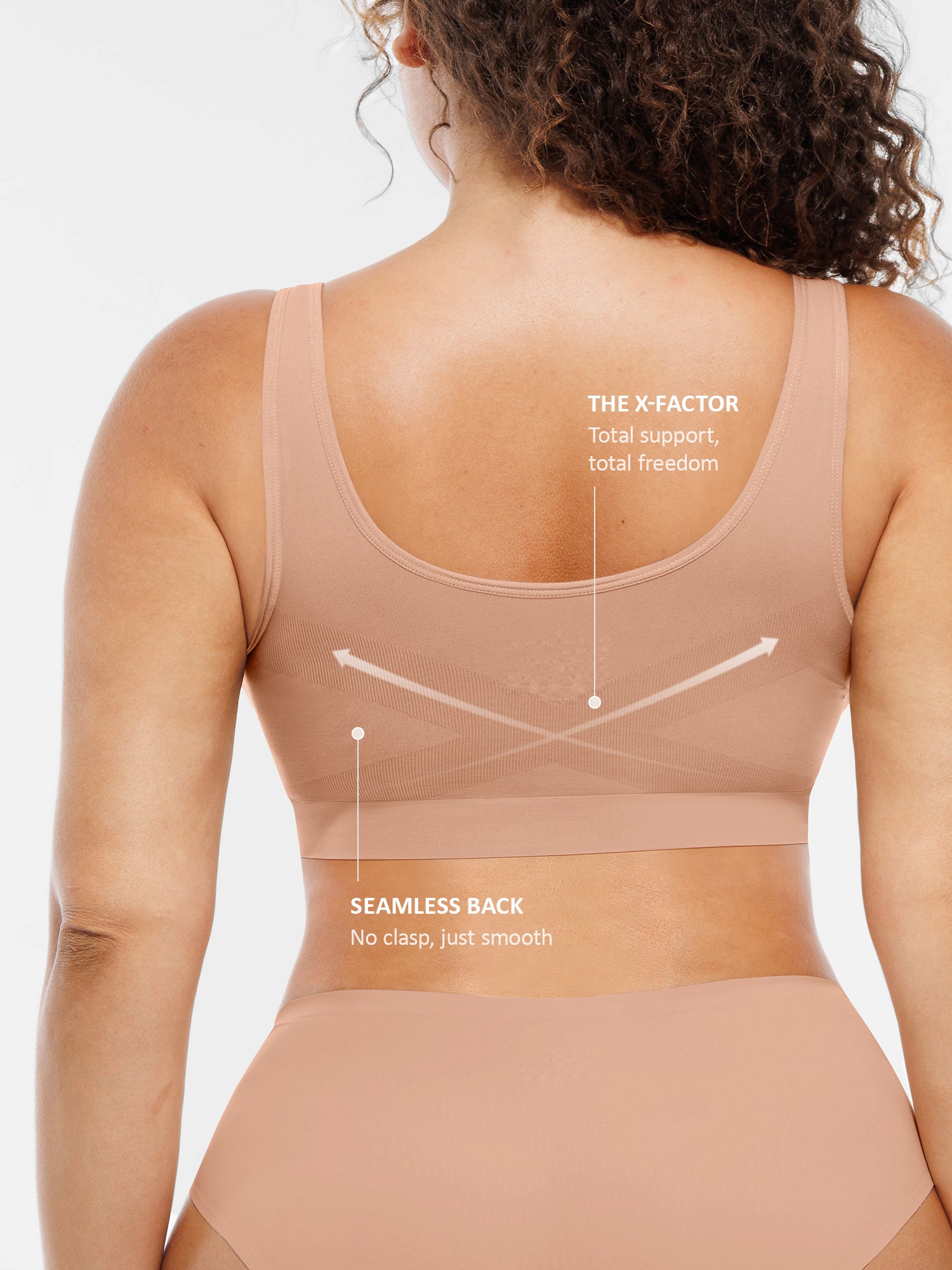 Feelingirl No Underwire Wide Straps Everyday Bra
