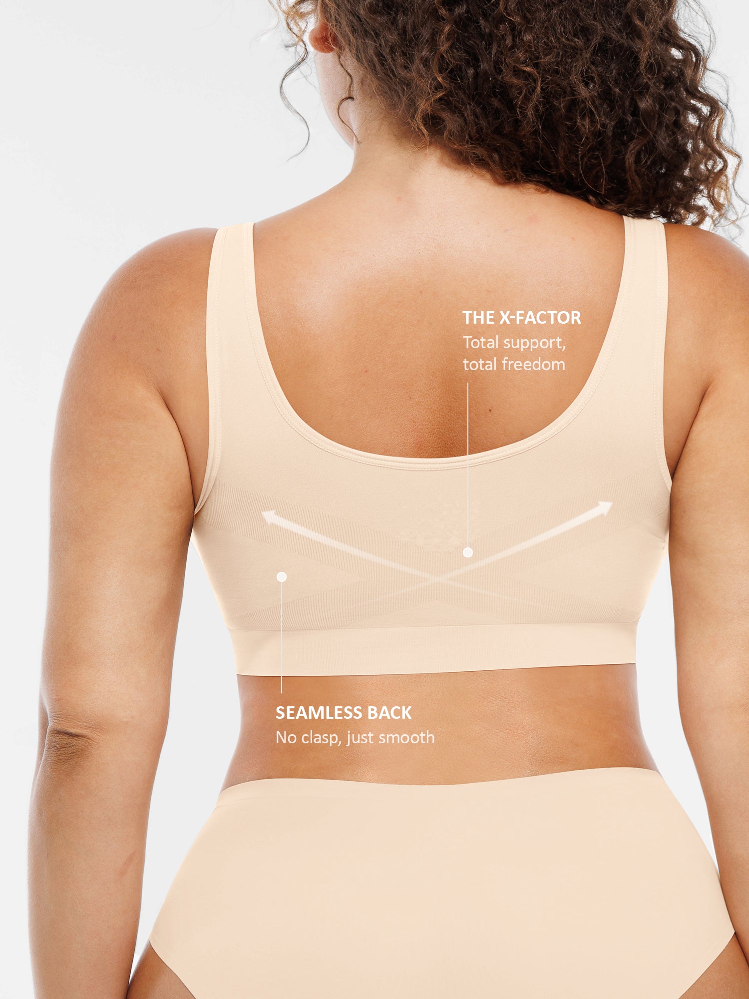 Feelingirl No Underwire Wide Straps Everyday Bra
