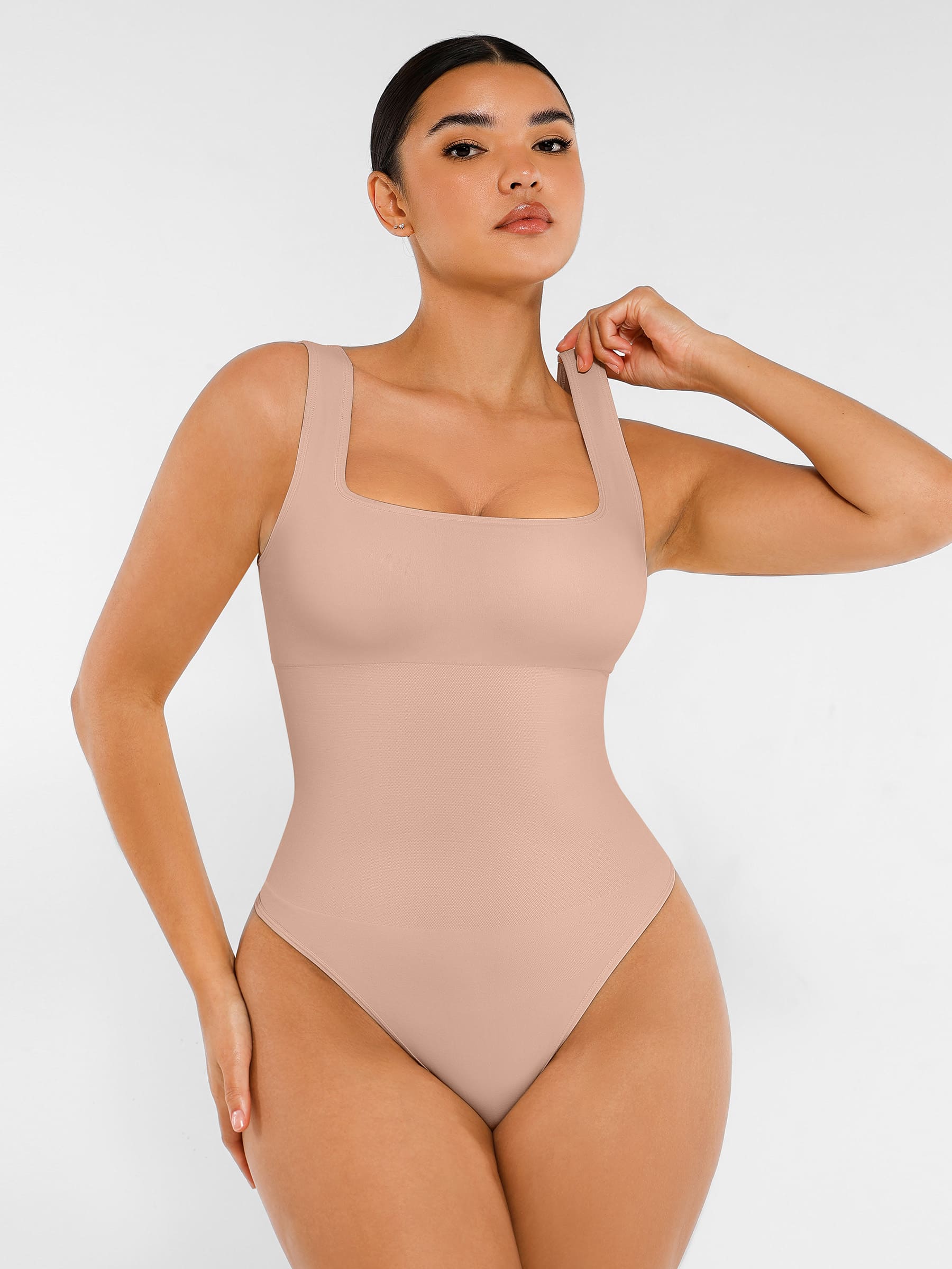 Feelingirl-Seamless-Sculpting-Thong-Bodysuit-SK5f-3