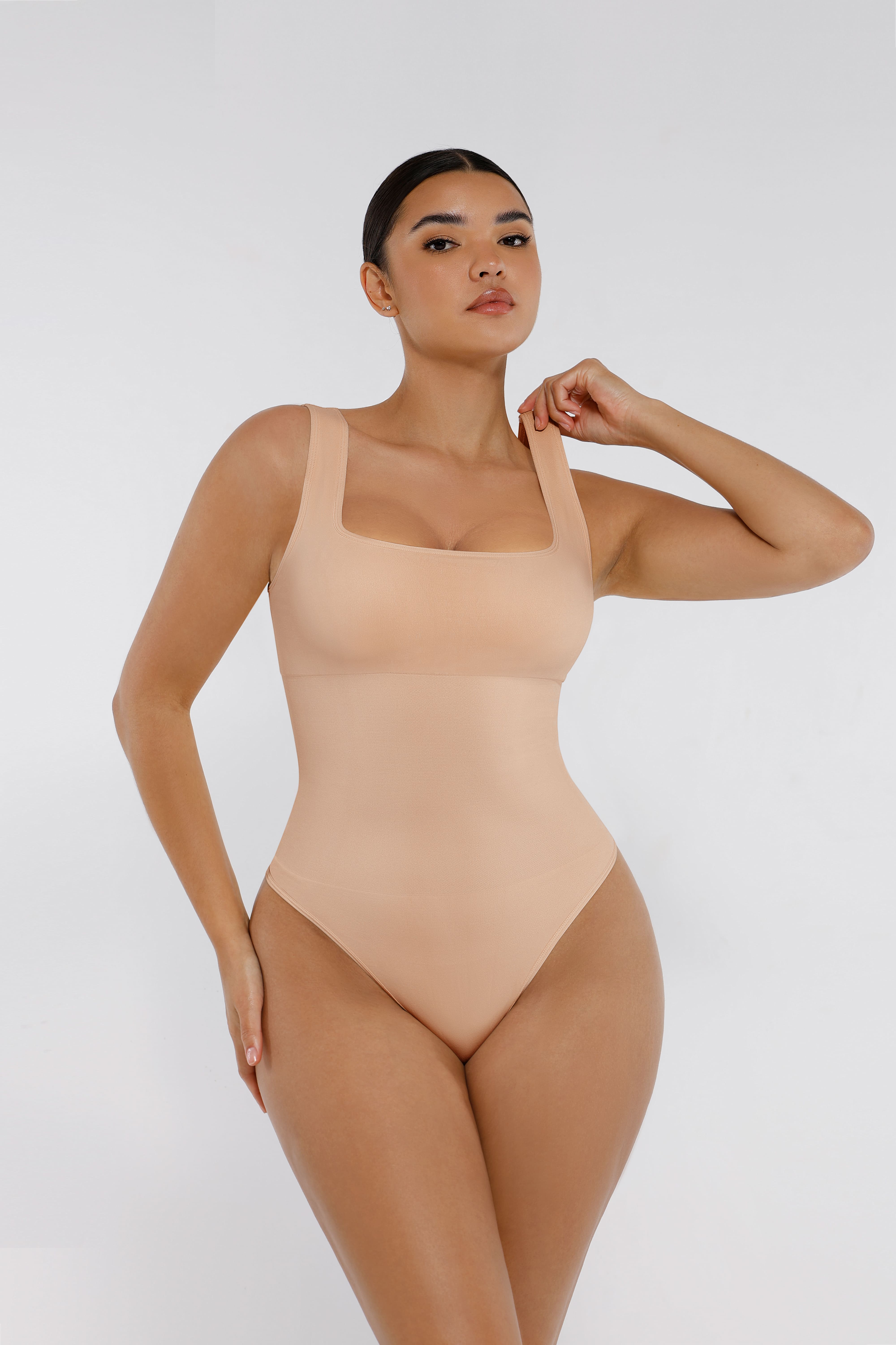 Feelingirl Seamless Shapewear Thong Bodysuit