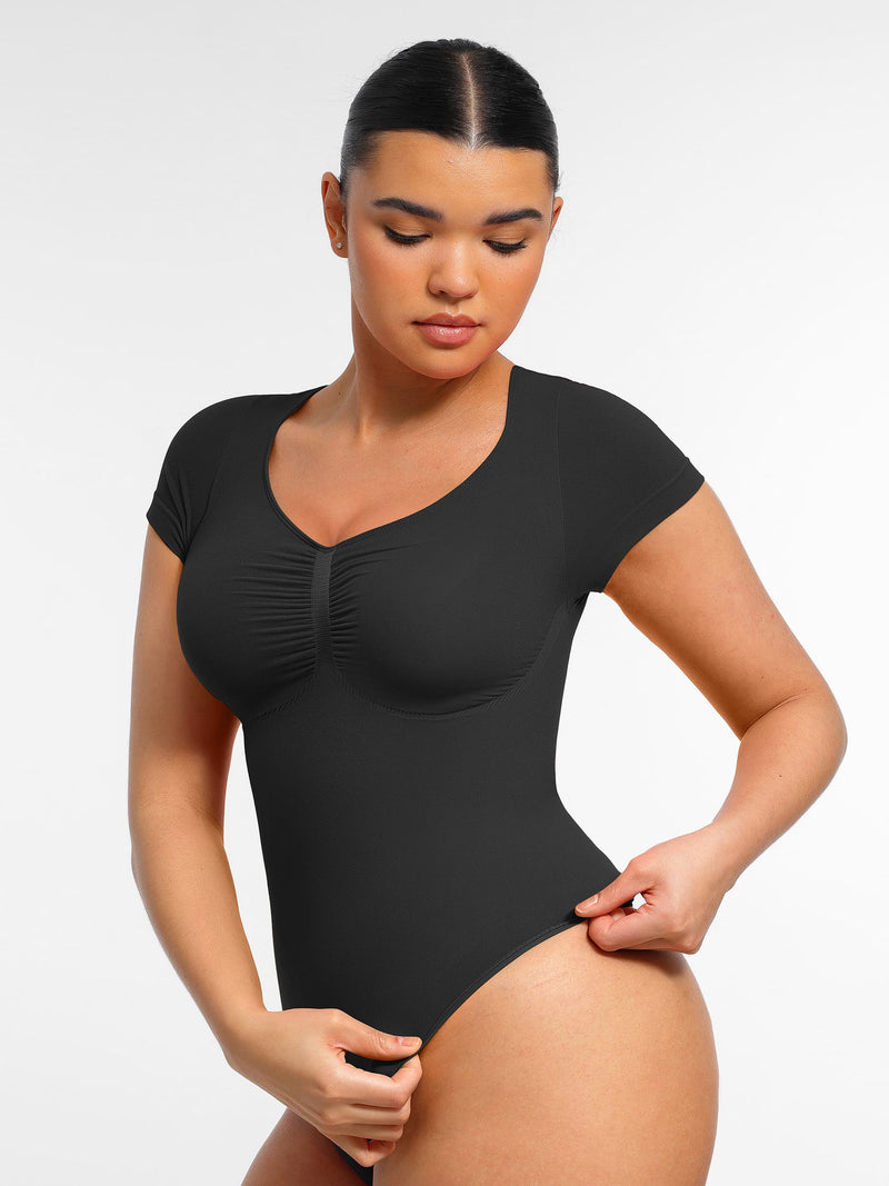 Full Body Wide Strap V Neck Bodysuit Feelingirl full-body-wide-strap-v-neck-bodysuit-feelingirl