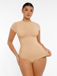 Crew Neck Seamless Soft Everyday Bodysuit [BOGO]