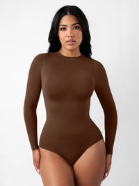 Feelingirl Seamless Ultra-Soft Long-Sleeve Bodysuit [BOGO]