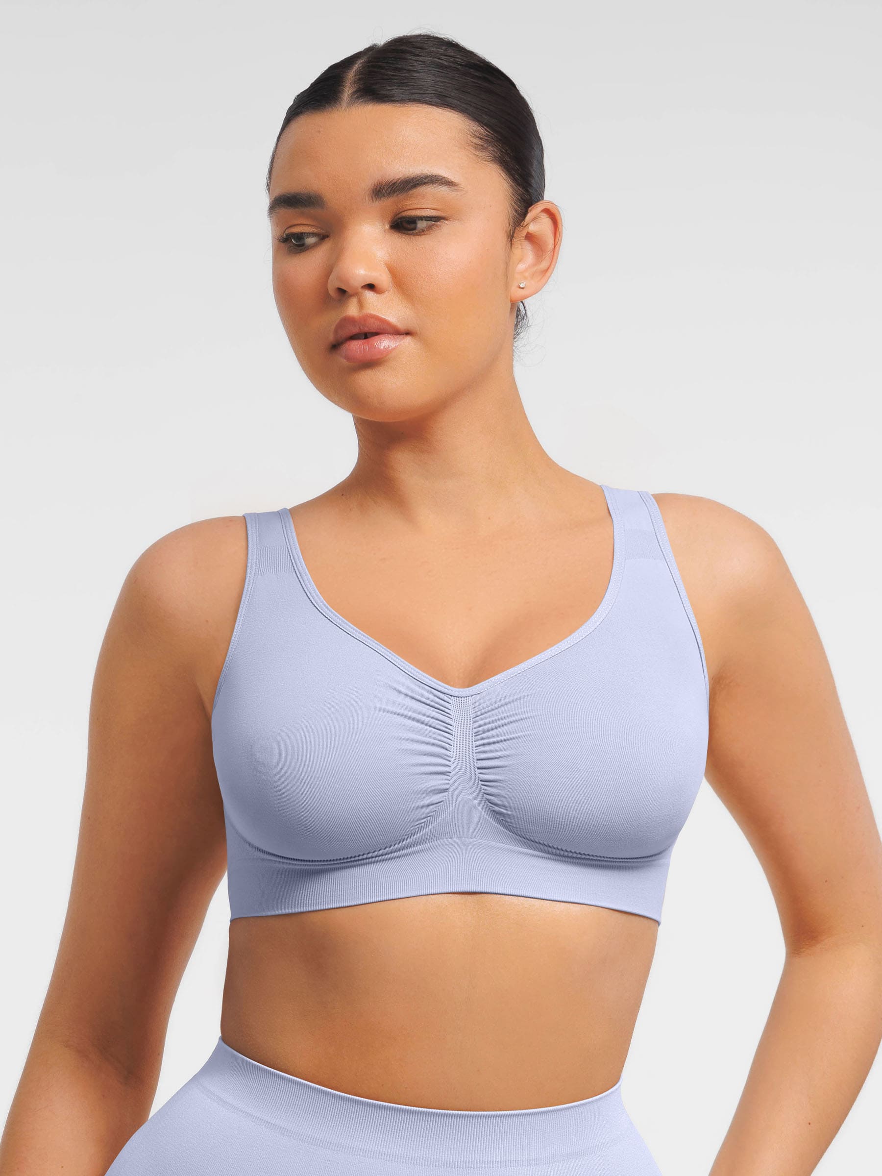 Feelingirl Seamless Wide Straps Everyday Bra
