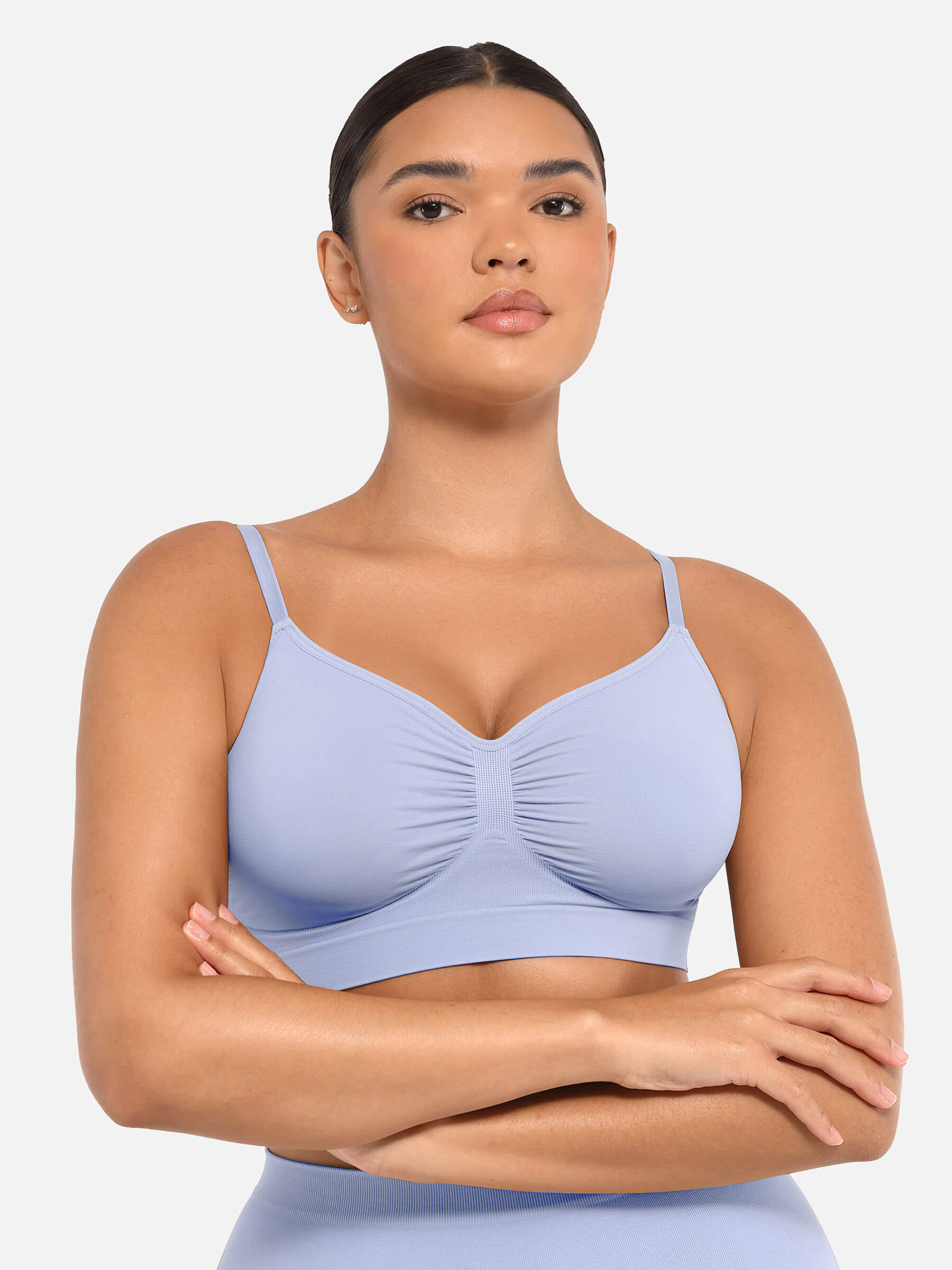 Feelingirl Wireless Bra & Seamless Tummy Control Brief Set