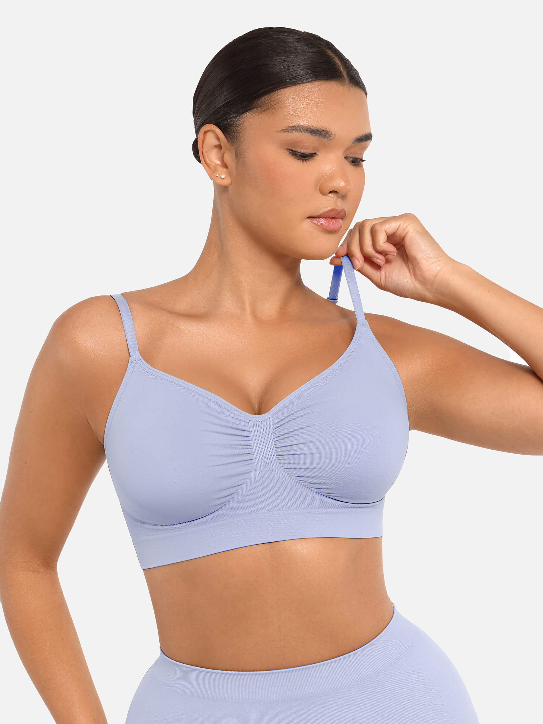 Feelingirl Wireless Bra & Seamless Tummy Control Brief Set