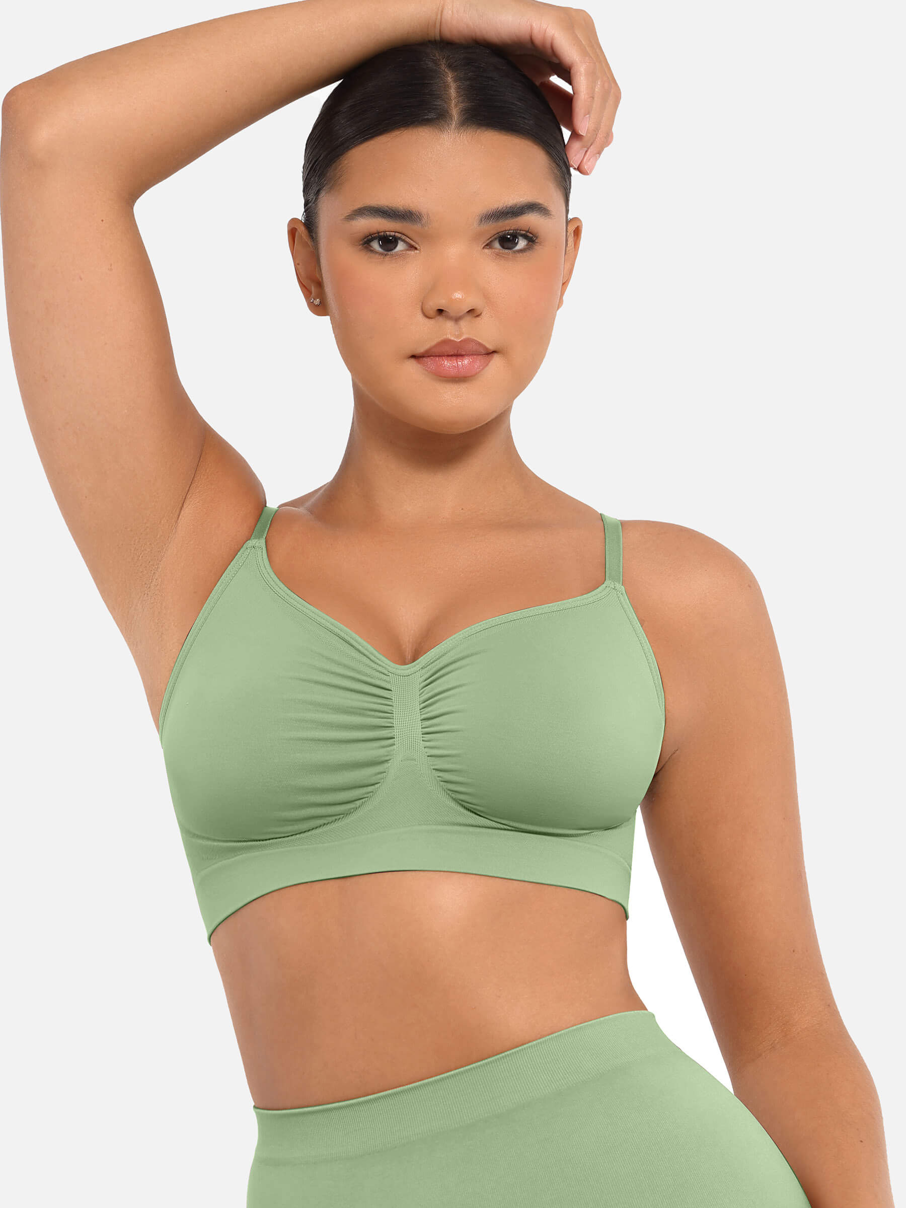 Feelingirl Wireless Bra & Seamless Tummy Control Brief Set