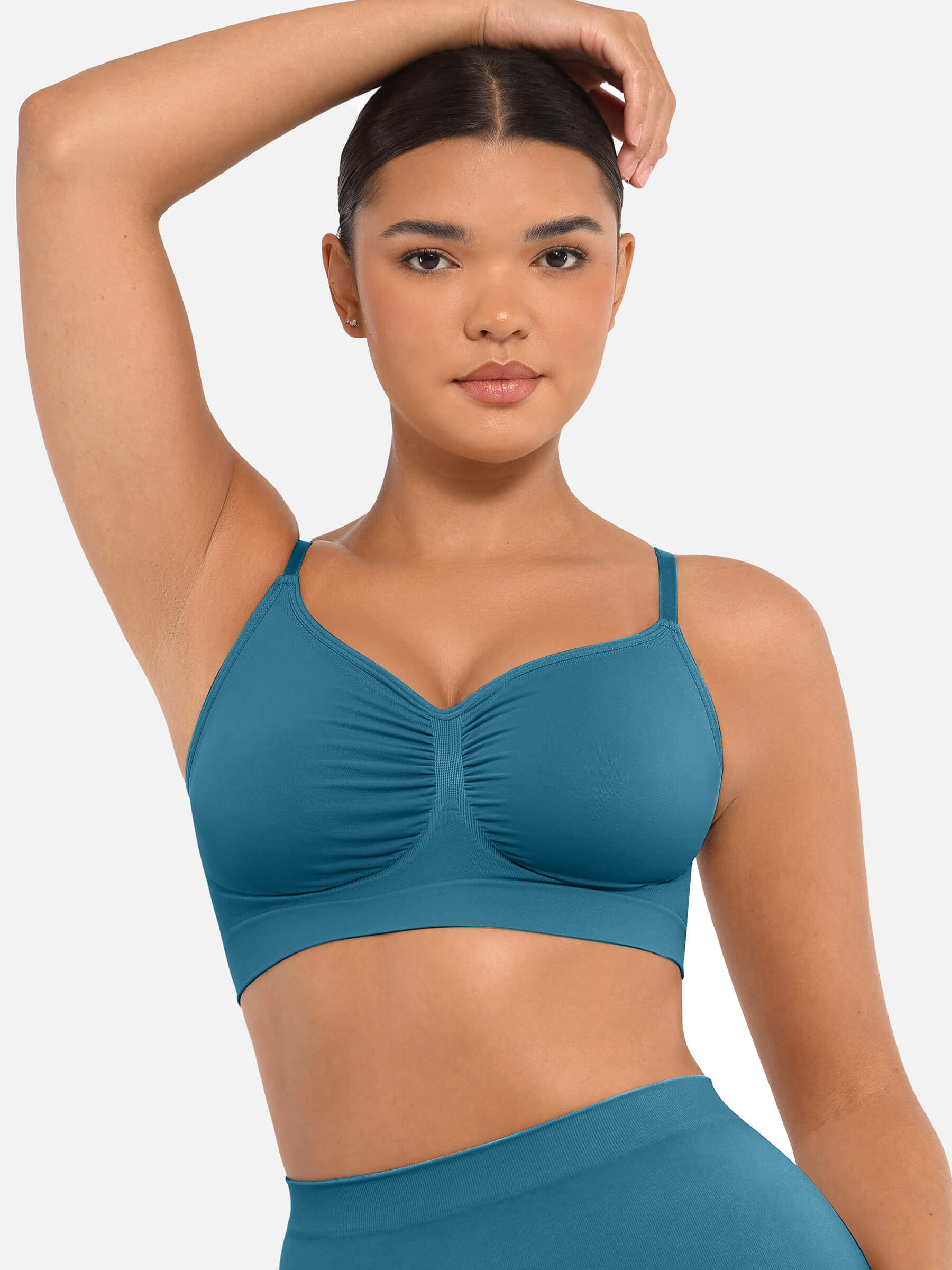 Feelingirl Wireless Bra & Seamless Tummy Control Brief Set