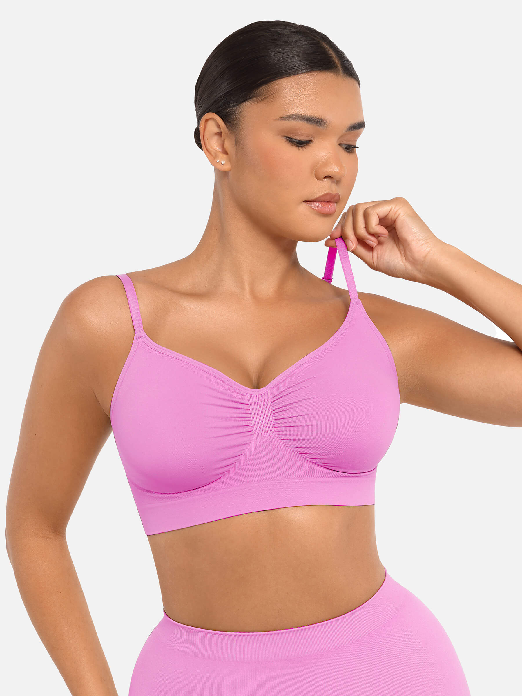 Feelingirl Wireless Bra & Seamless Tummy Control Brief Set