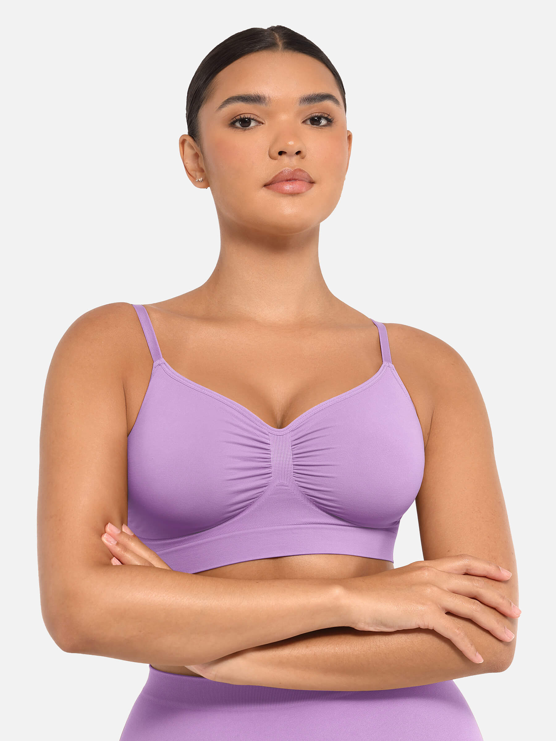 Feelingirl Wireless Bra & Seamless Tummy Control Brief Set